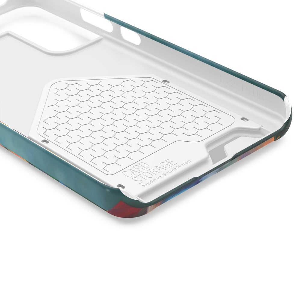 Boxer Rainbow Sky Phone Case with Card Holder