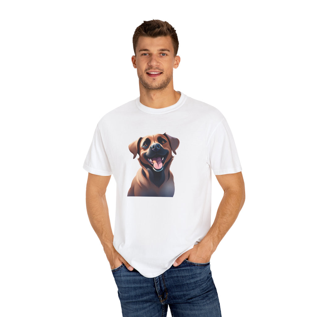 Black Mouth Cur Garment-Dyed T-shirt