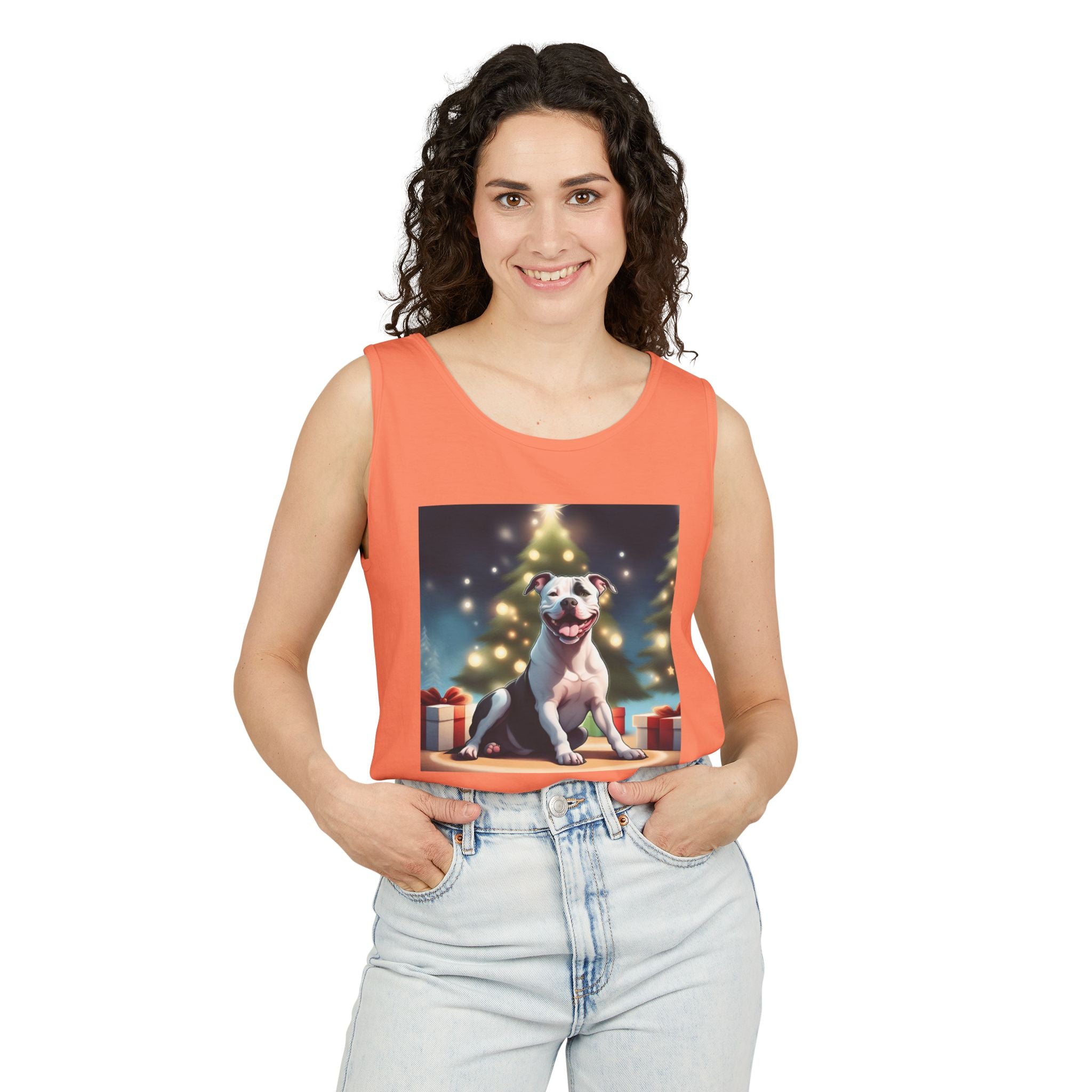 Pit Bull Holiday Unisex Tank Top