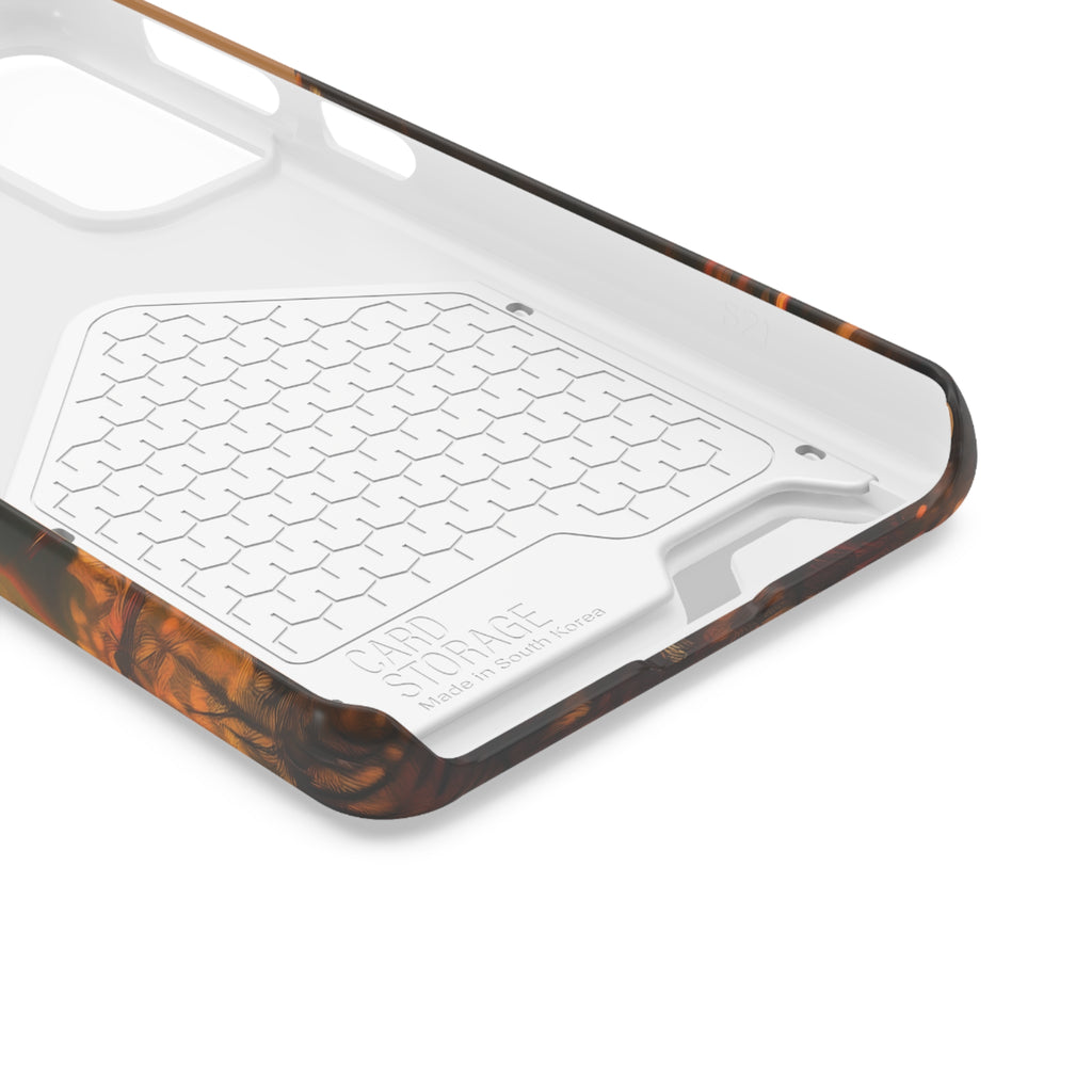 Pitbull Autumn Phone Case with Card Holder