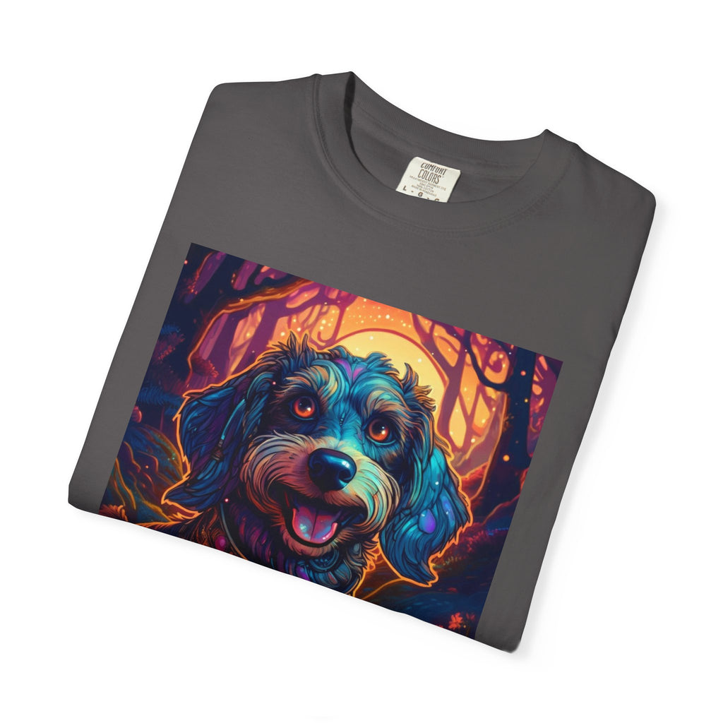 Steampunk Dachshund Unisex Garment-Dyed T-shirt