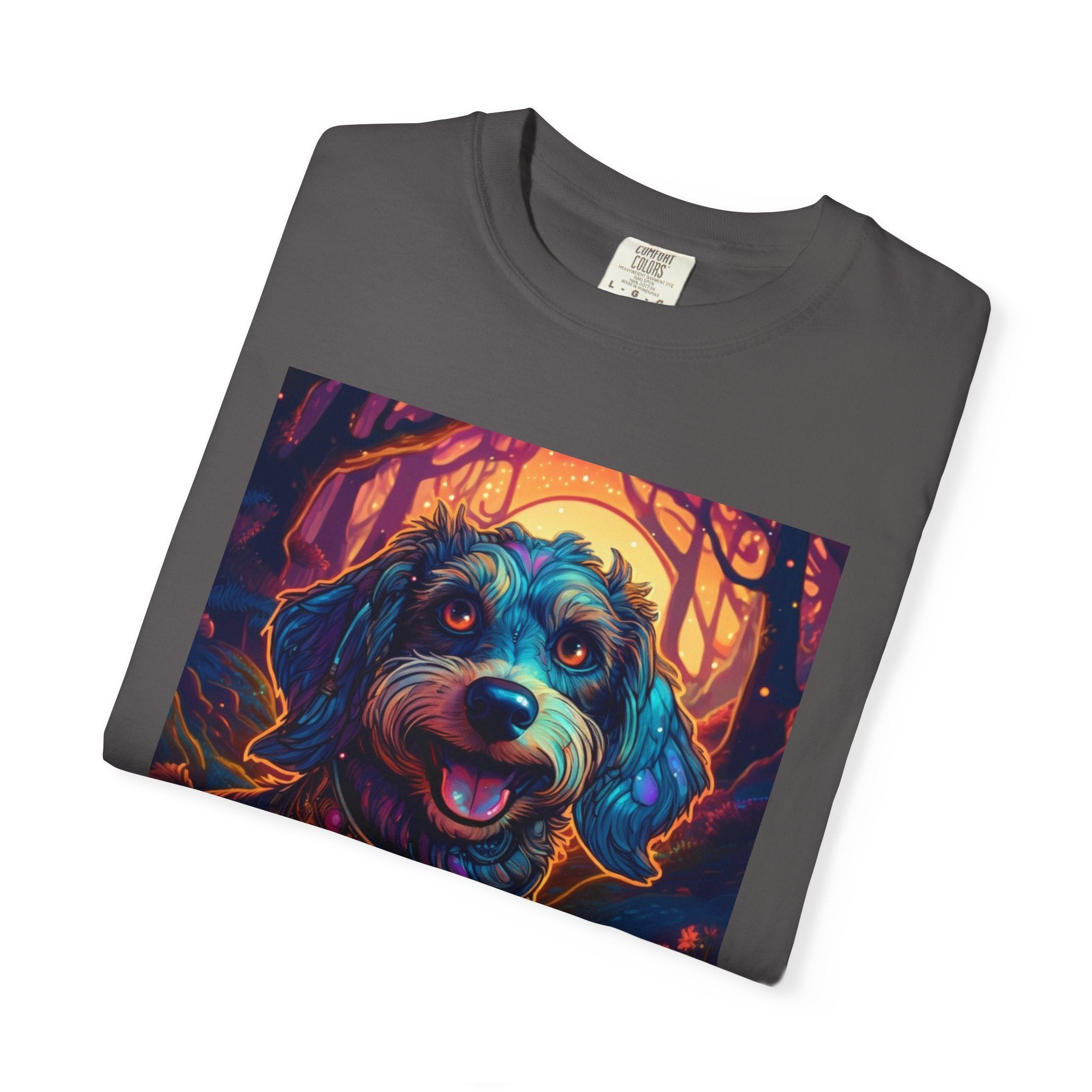 Steampunk Dachshund Unisex Garment-Dyed T-shirt