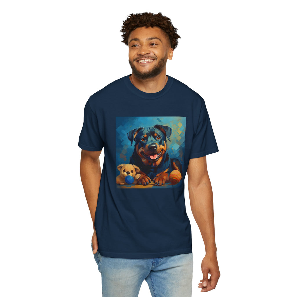Rottweiler Unisex Garment-Dyed T-shirt