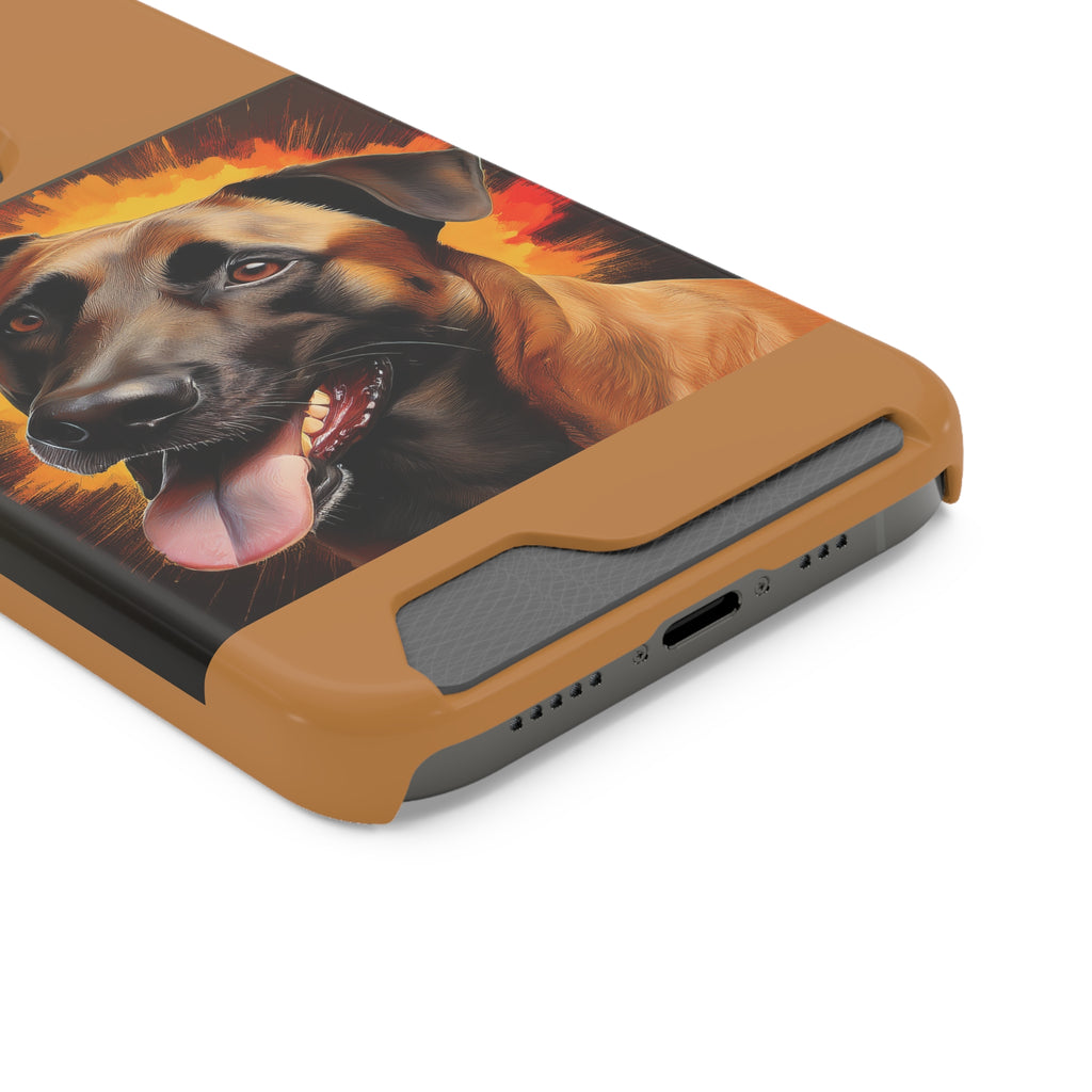 Belgian Malinois Shepherd Phone Case with Card Holder
