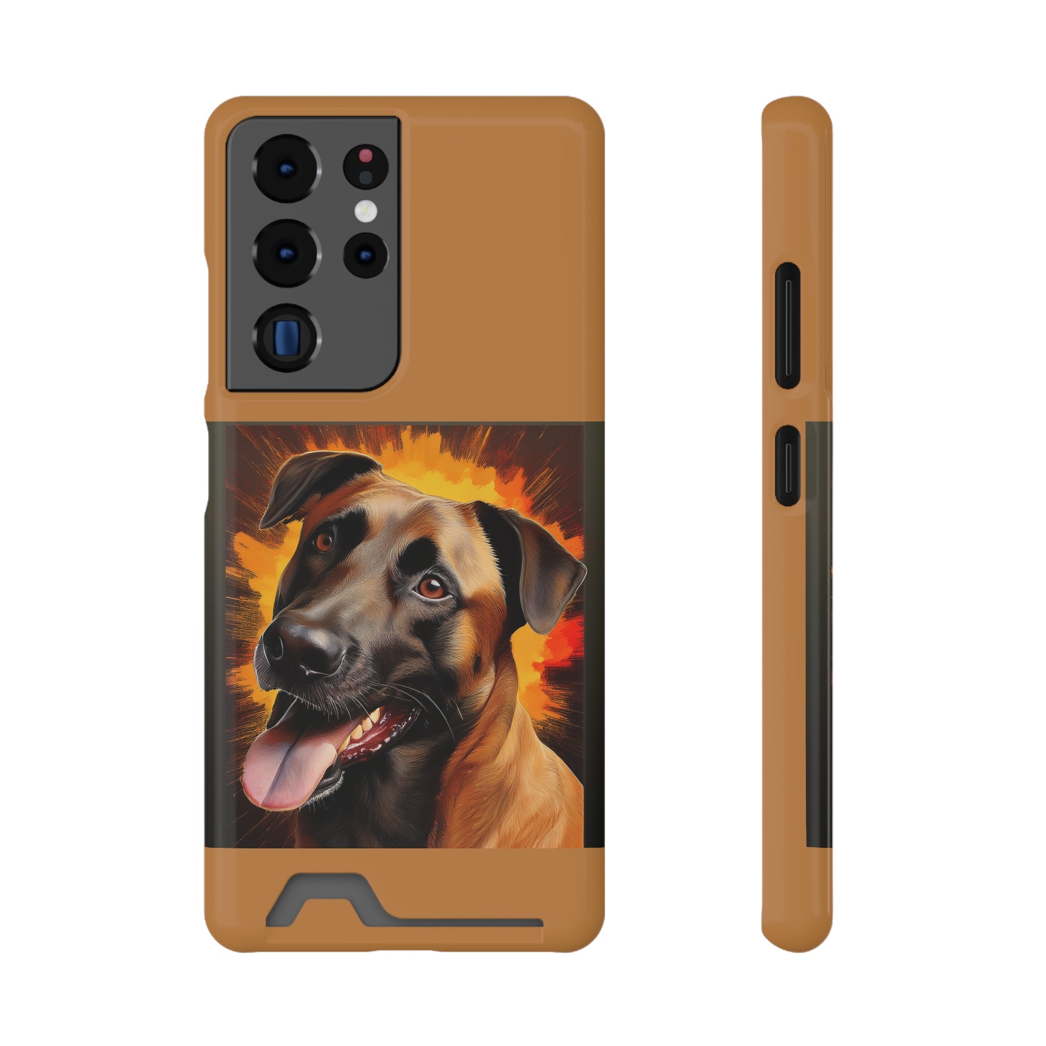 Belgian Malinois Shepherd Phone Case with Card Holder