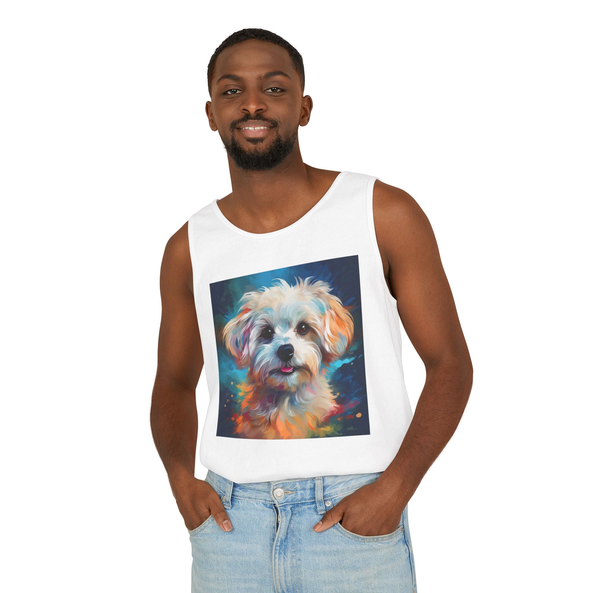Maltese Unisex Tank Top