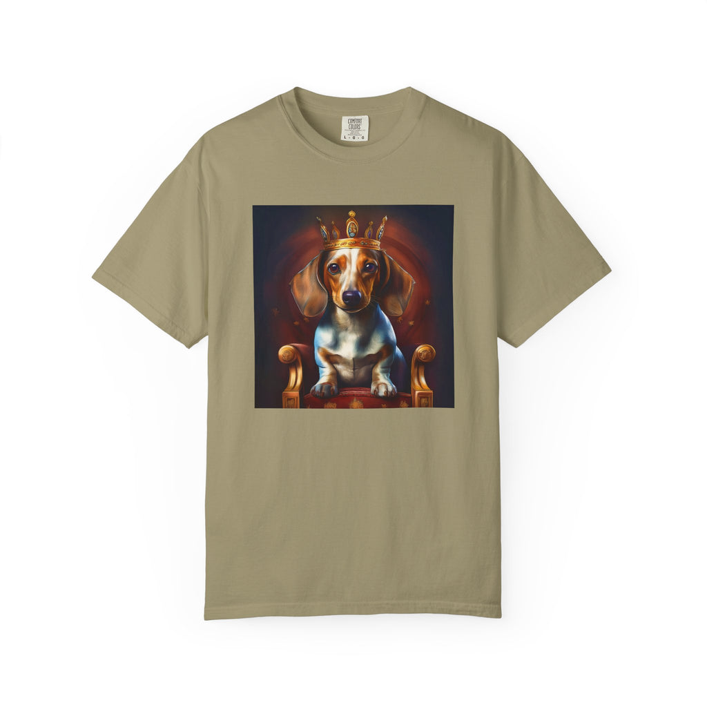 Dachshund Royal Unisex Garment-Dyed T-shirt