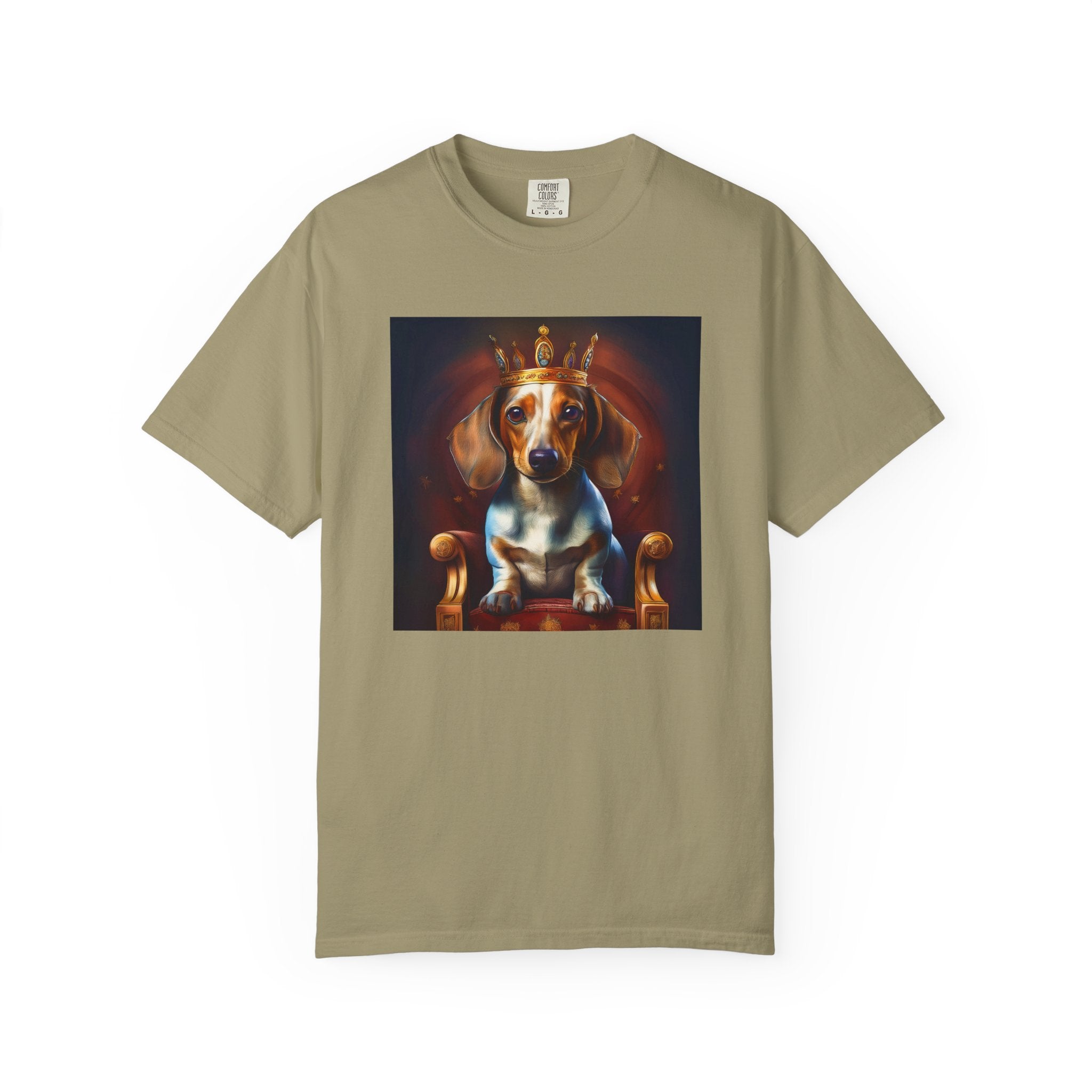 Dachshund Royal Unisex Garment-Dyed T-shirt