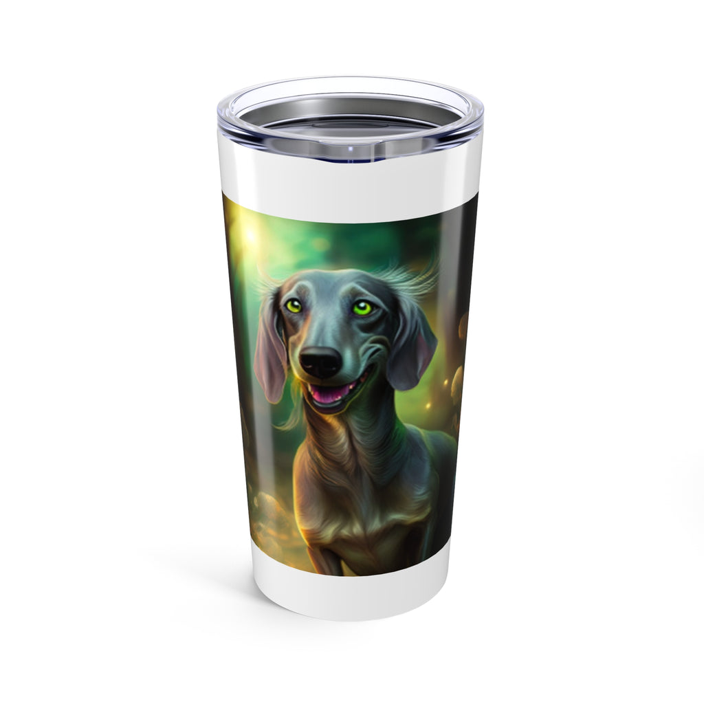 Dachshund Silver/Grey Tumbler 20oz