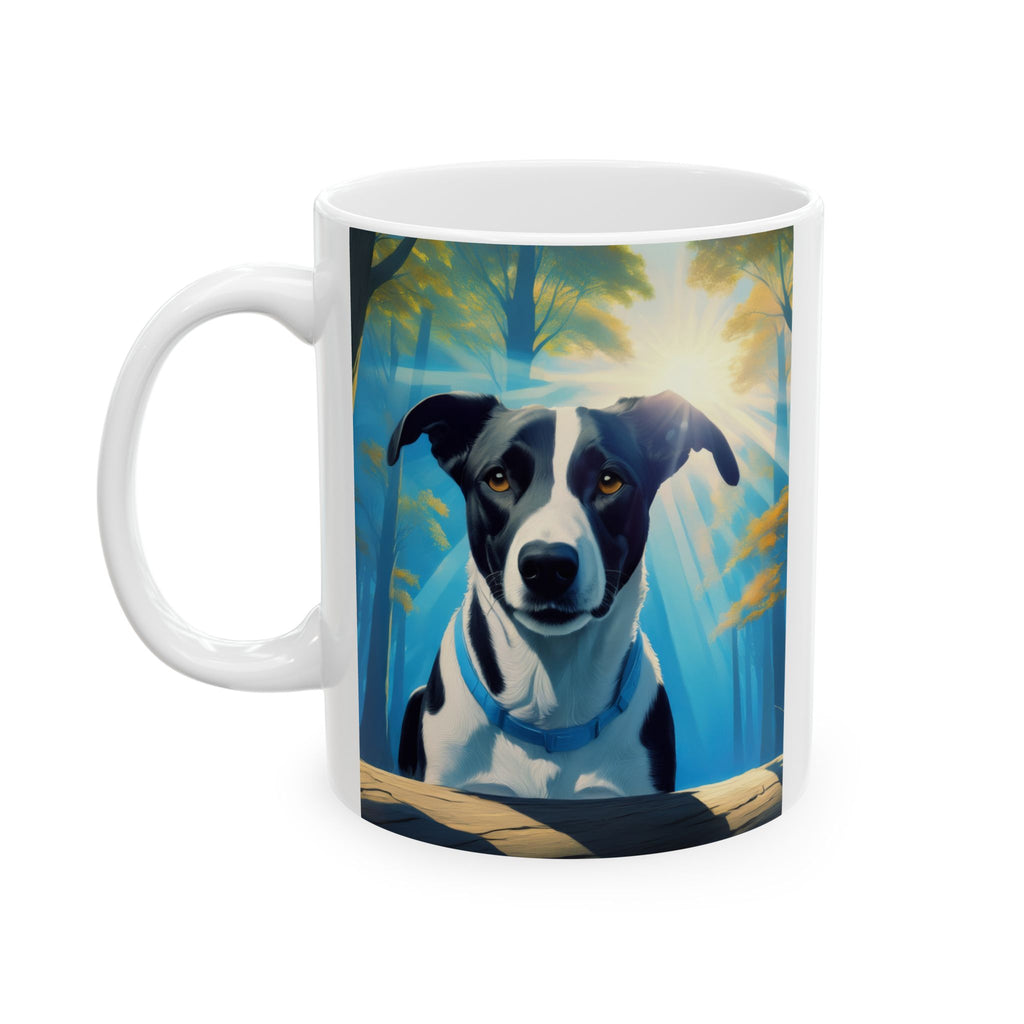 Coonhound forest Ceramic Mug, (11oz, 15oz)