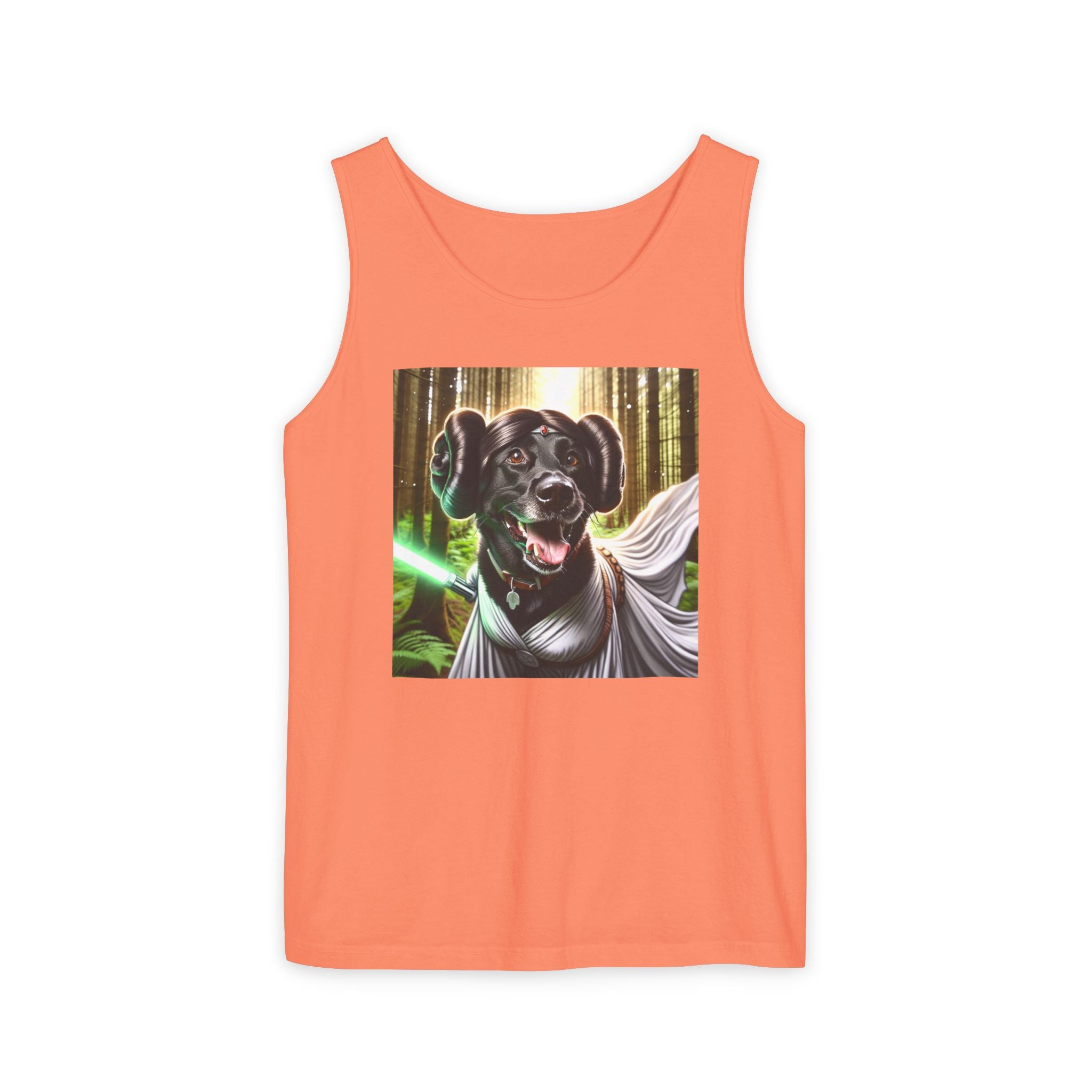Black Lab Galaxy Princess Unisex Tank Top