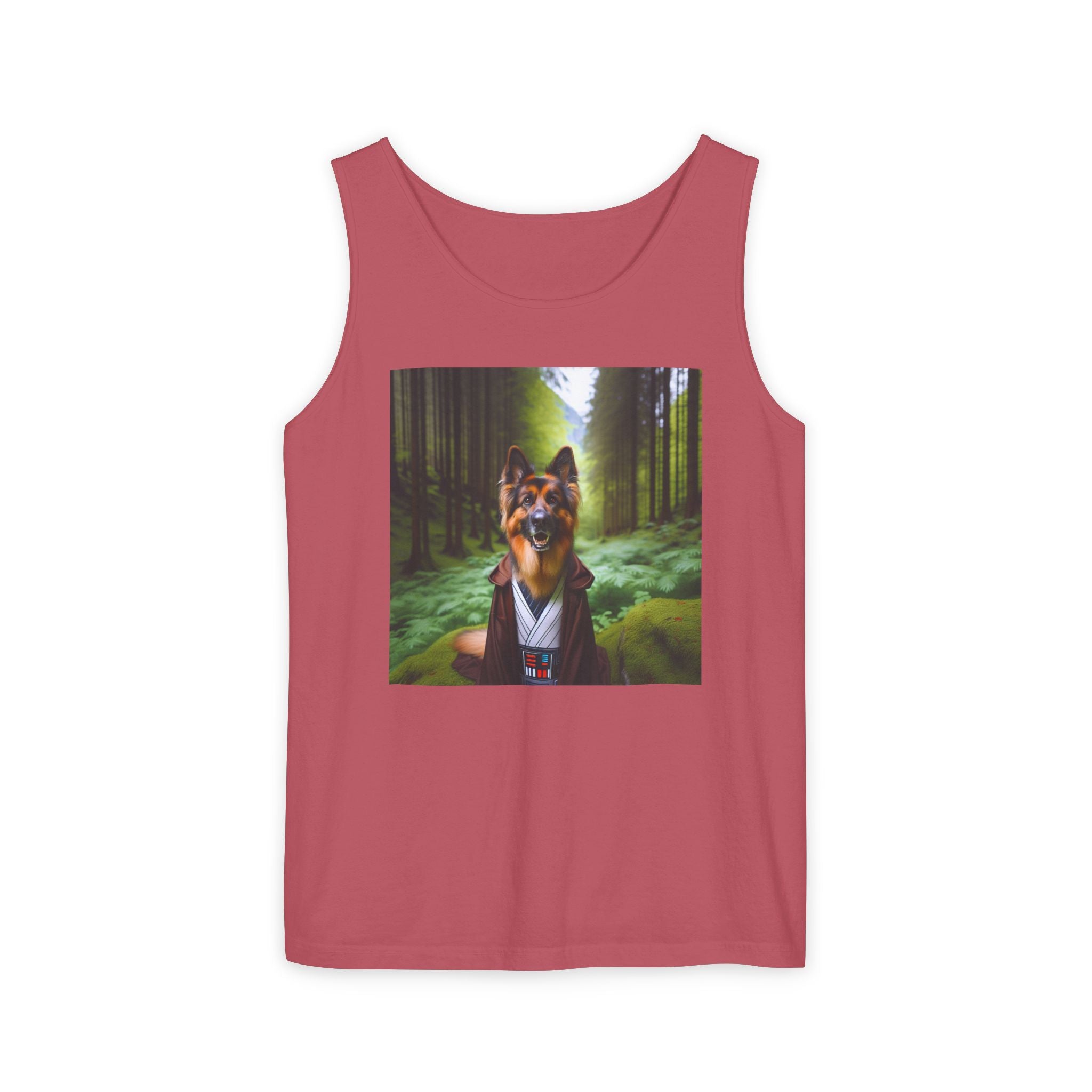 German Shepherd Forest Knight Unisex Tank Top