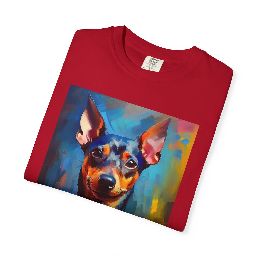 Miniature Pinscher Unisex Garment-Dyed T-shirt