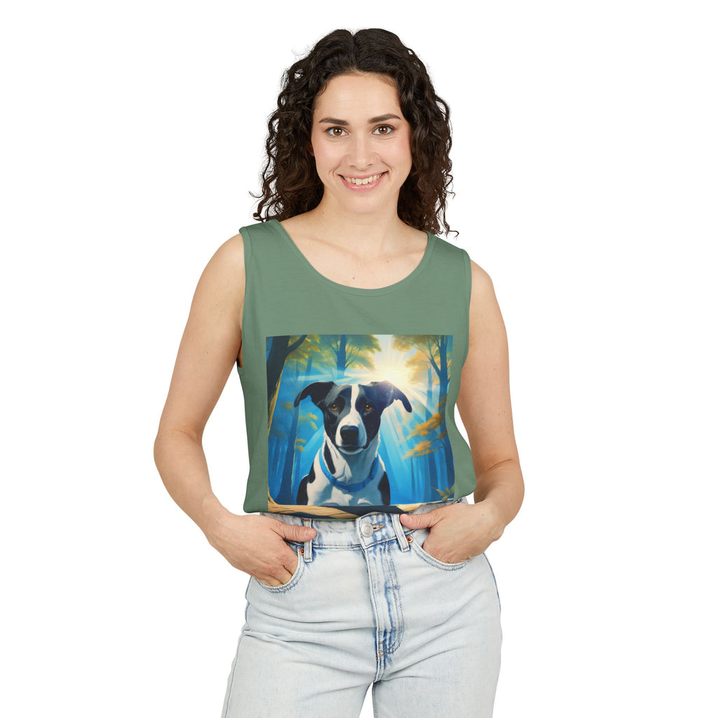 Coonhound Forest Unisex Tank Top