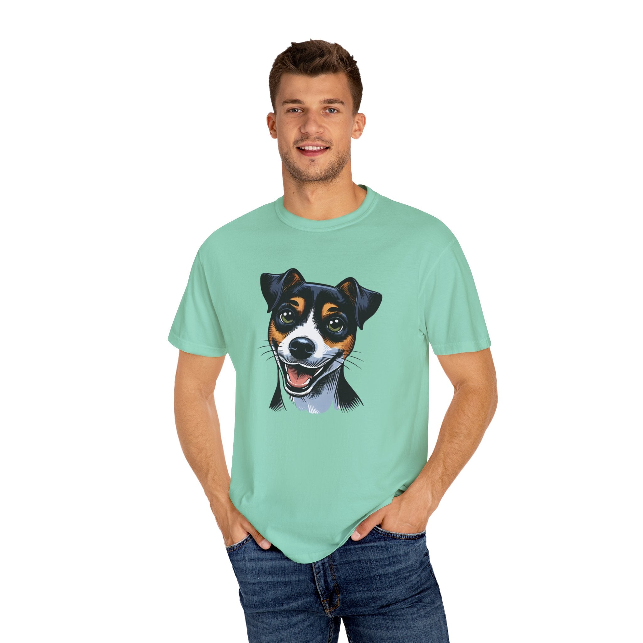 Jack Russel Unisex Garment-Dyed T-shirt