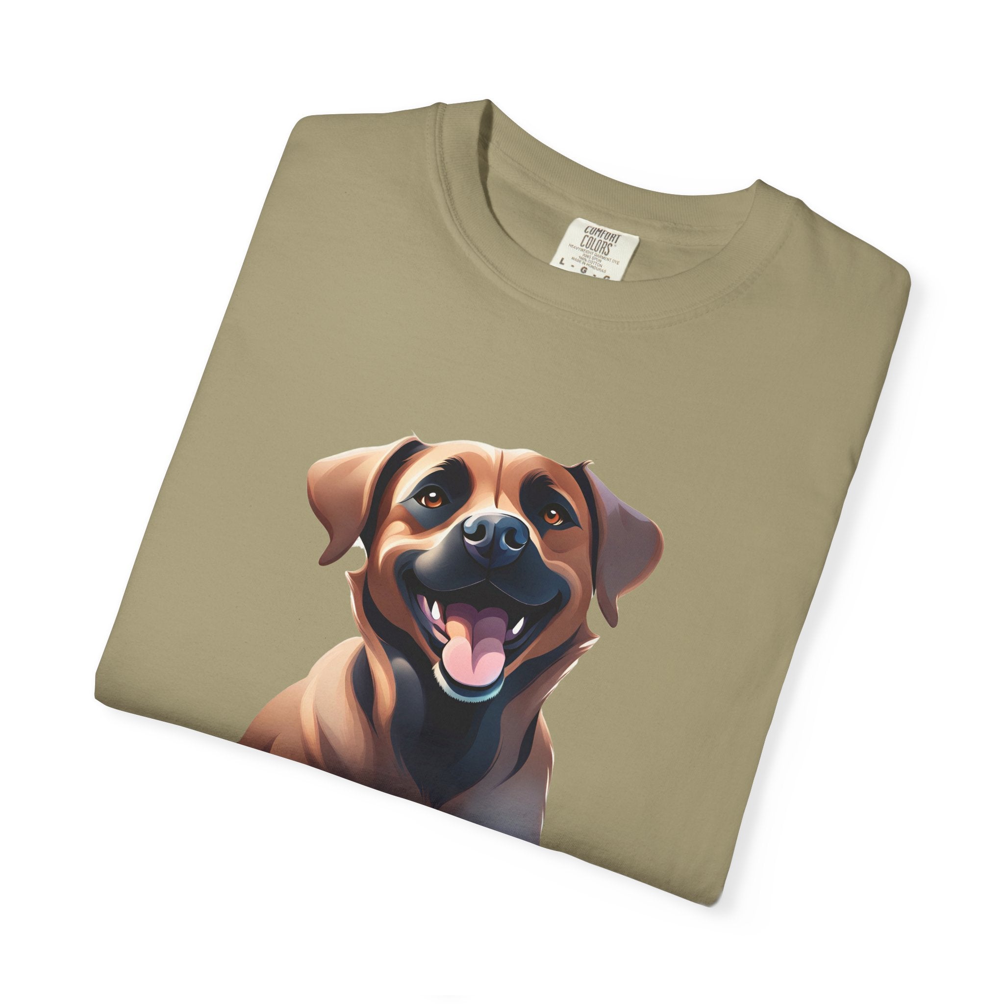 Black Mouth Cur Garment-Dyed T-shirt