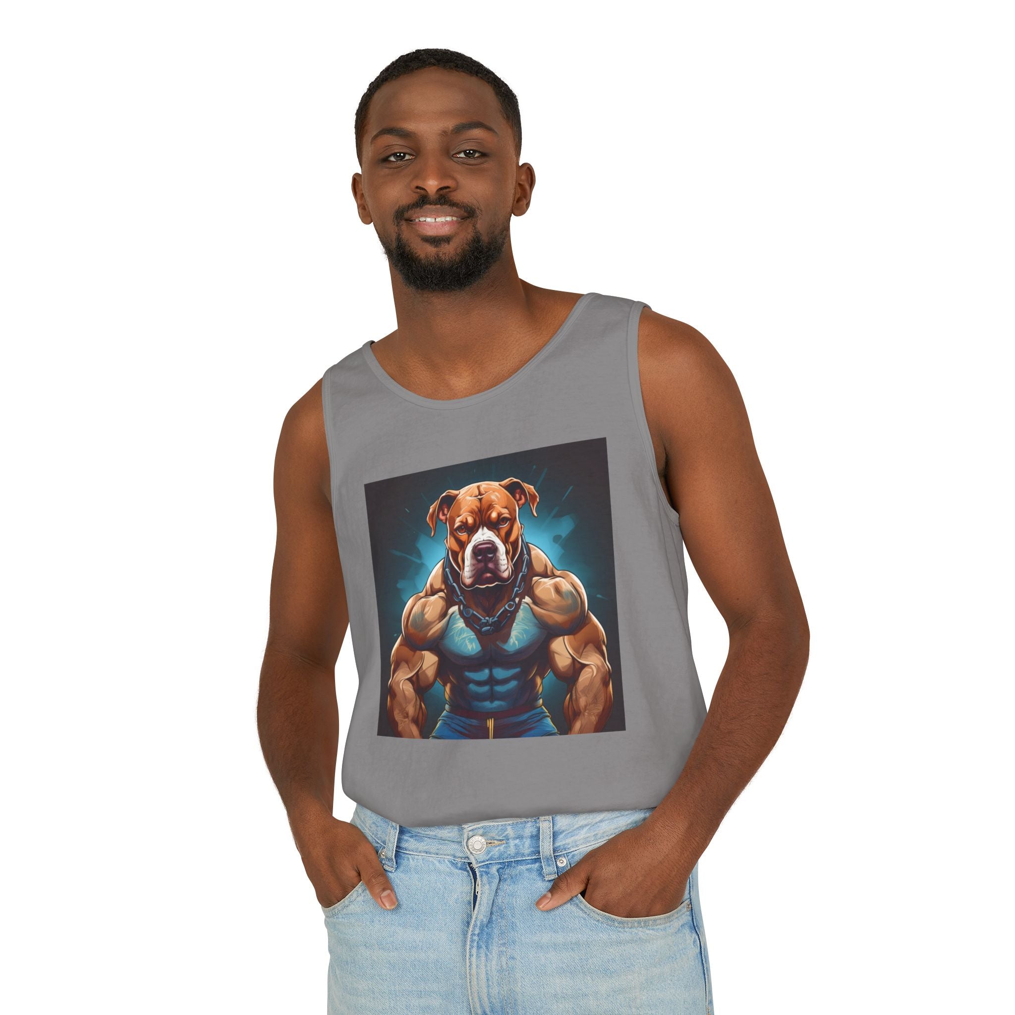 Pitbull Body Builder Unisex Tank Top