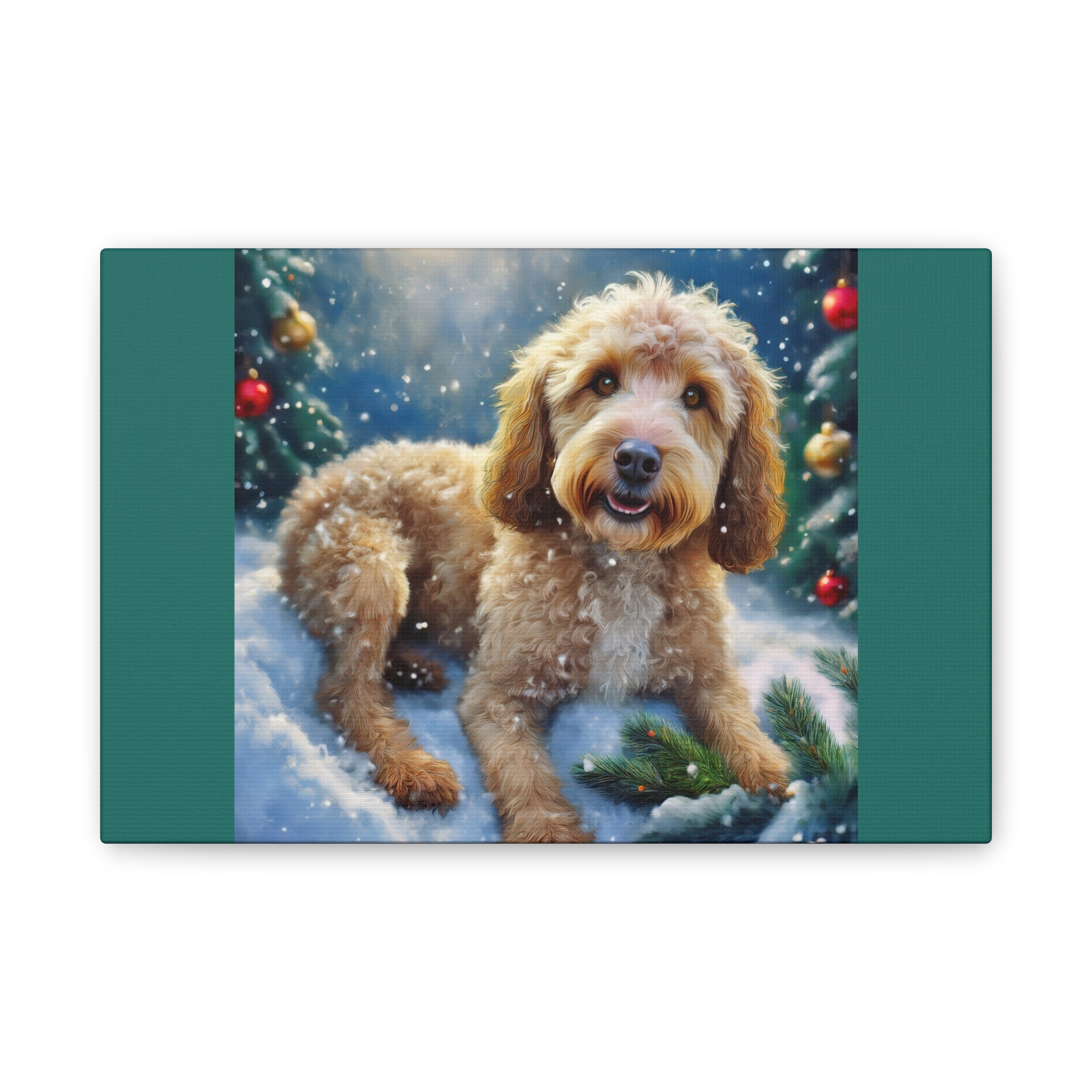 Doodle Holiday Canvas Painting