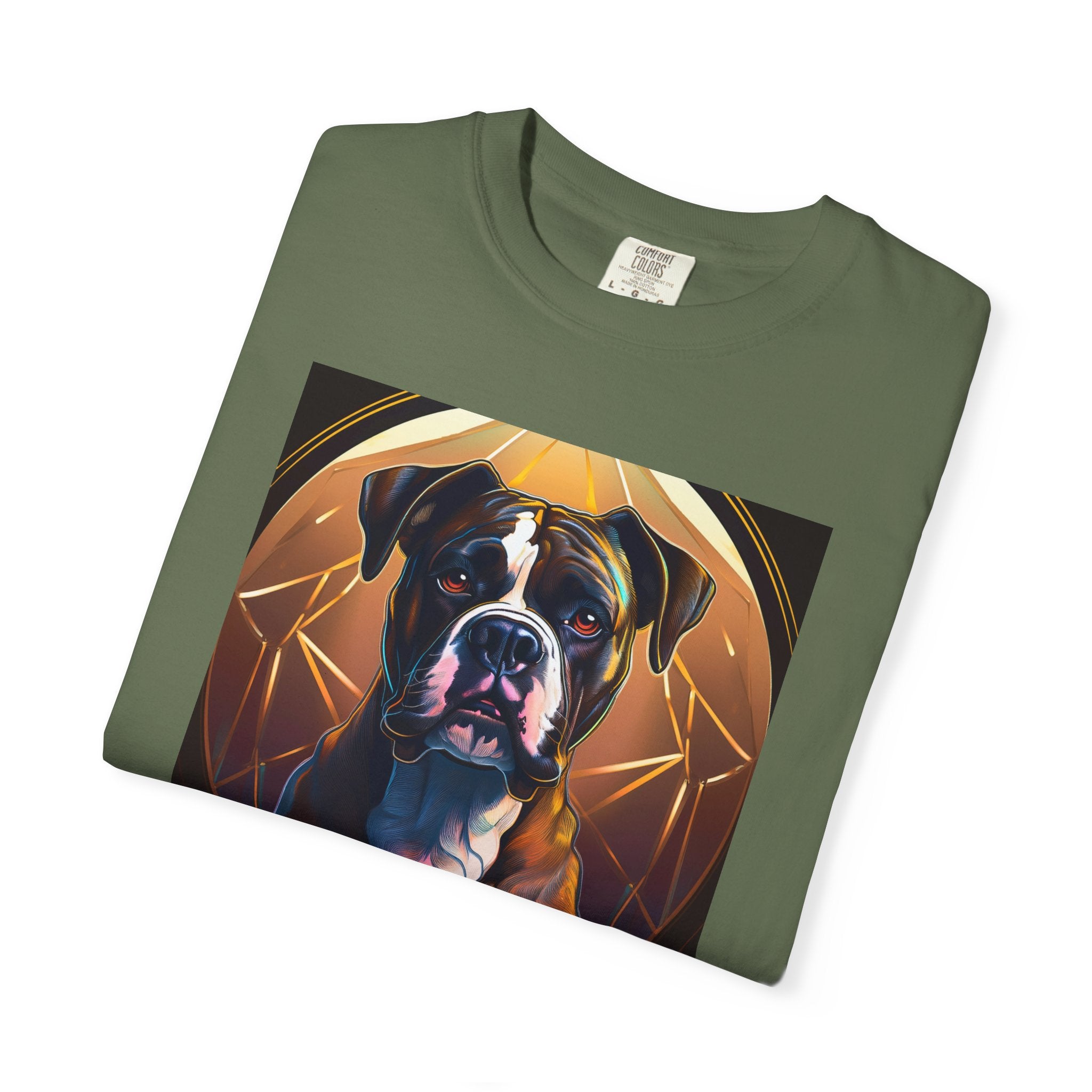 Brindle Gold Boxer Unisex Garment-Dyed T-shirt