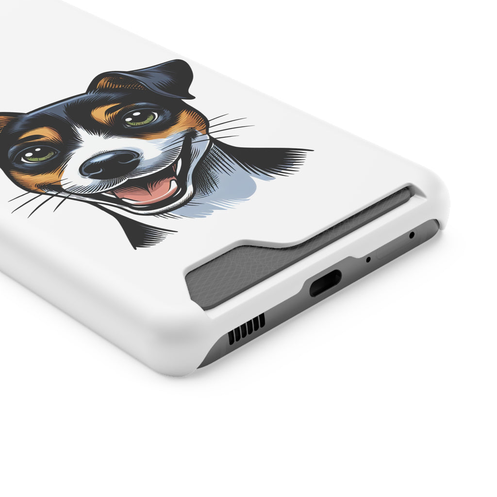 Jack Russel Phone Case with Card Holder