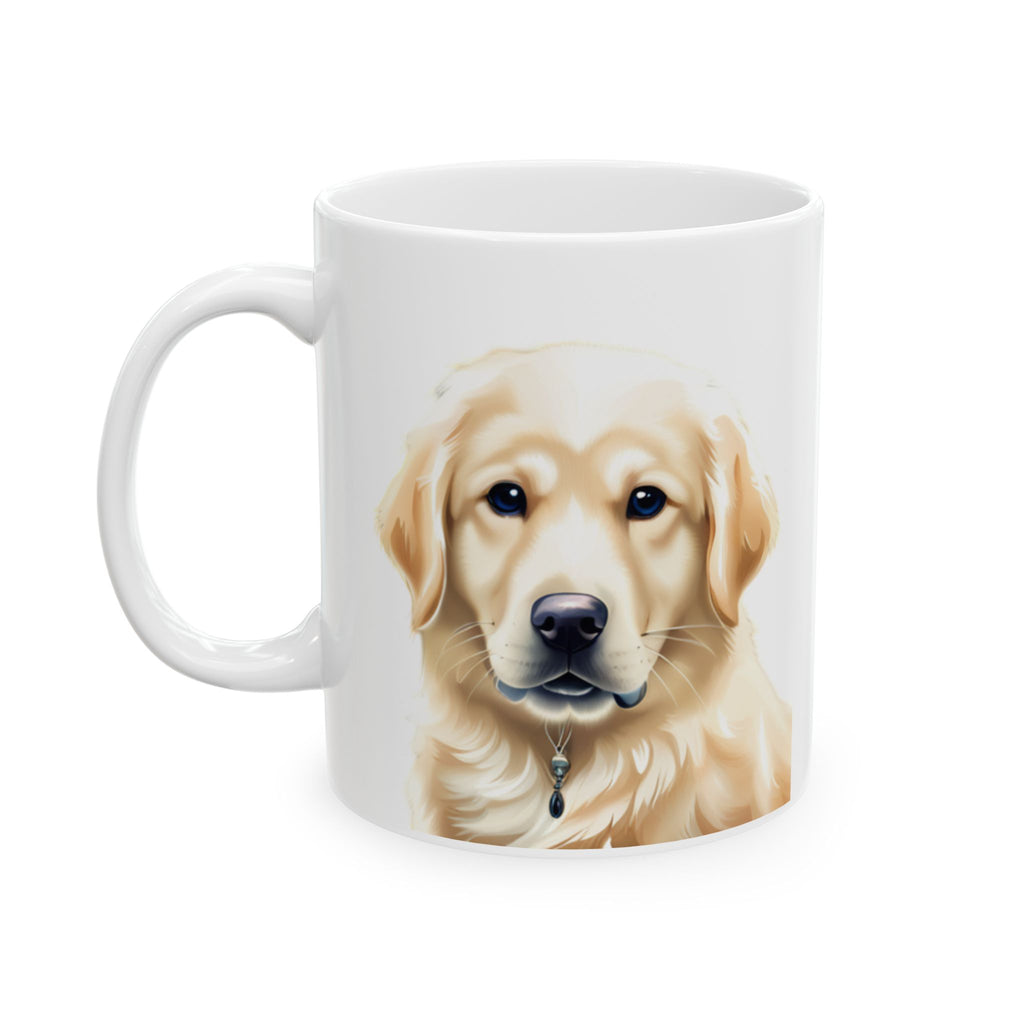 Golden Retriever Ceramic Mug, (11oz, 15oz)