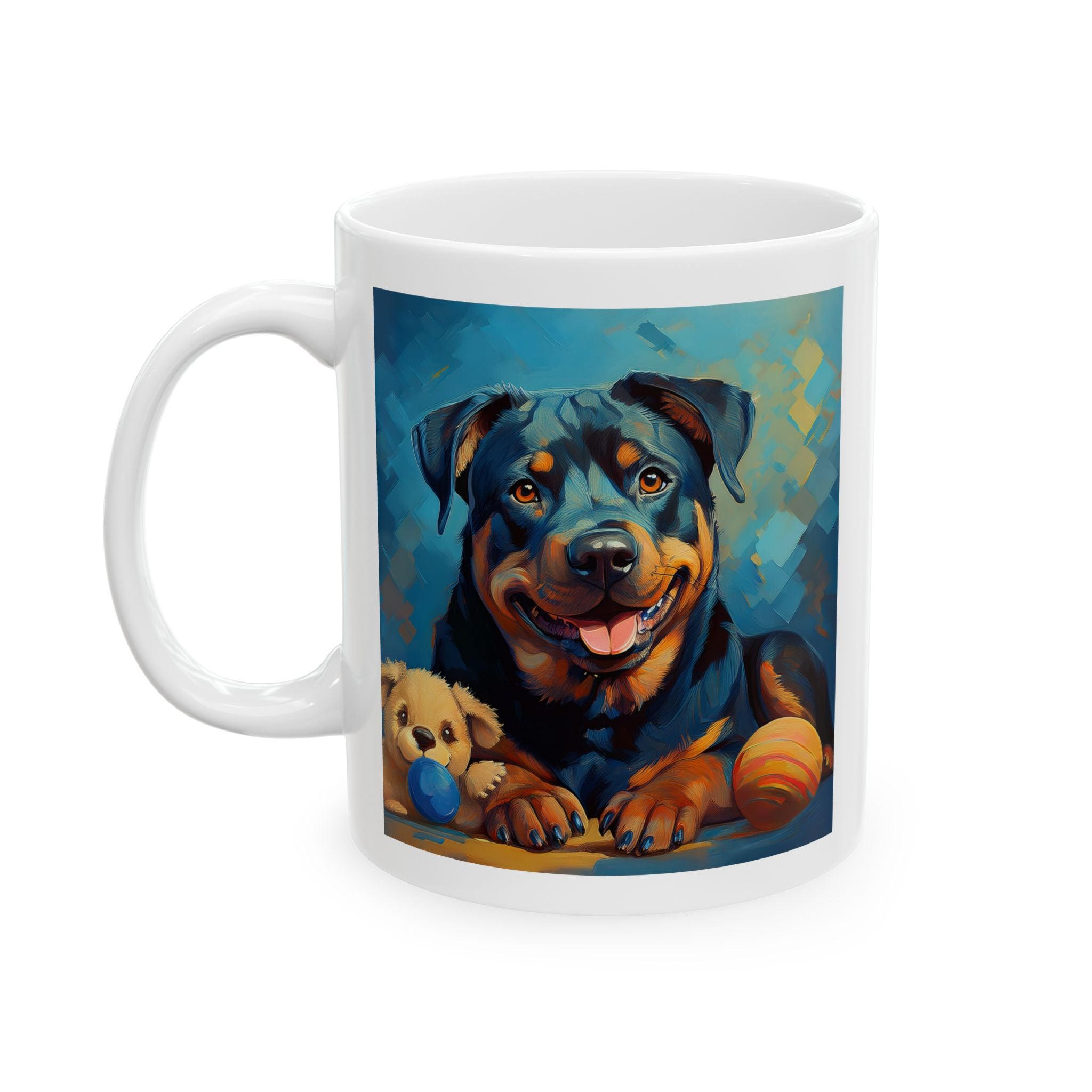 Rottweiler Ceramic Mug, (11oz, 15oz)