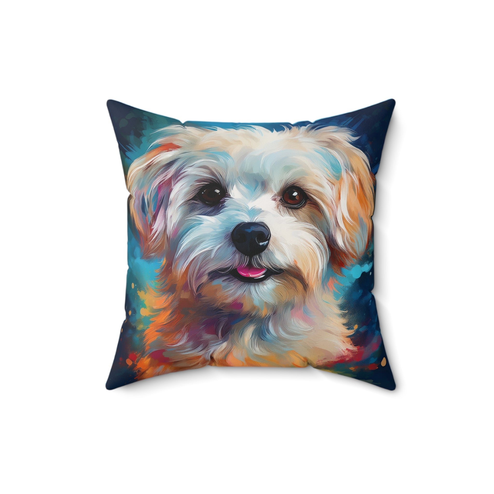 Maltese Square Pillow