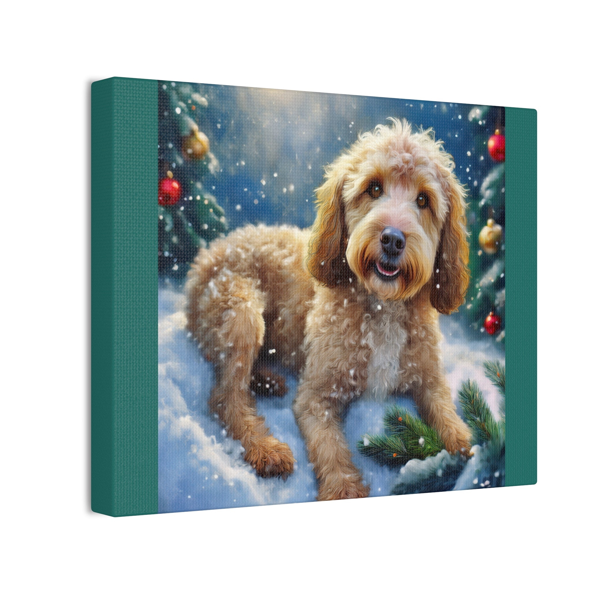 Doodle Holiday Canvas Painting