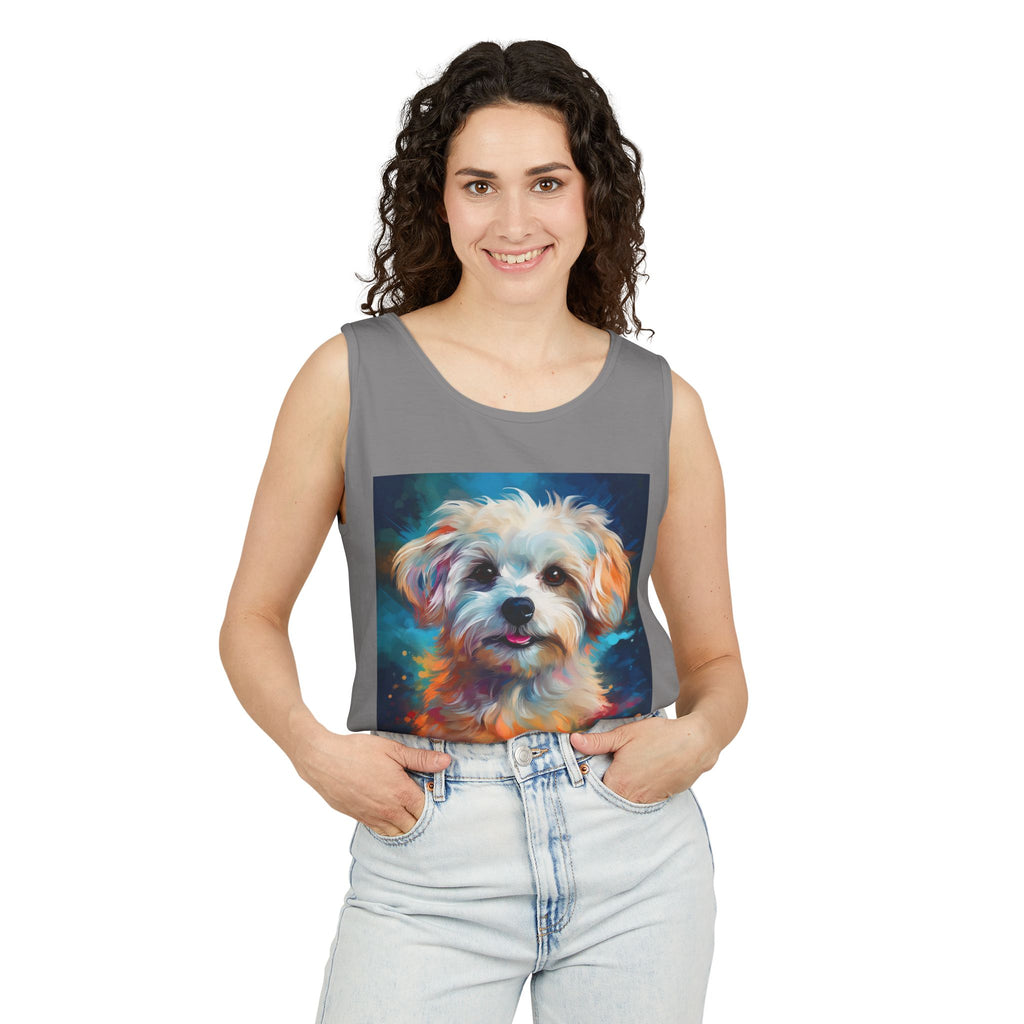 Maltese Unisex Tank Top