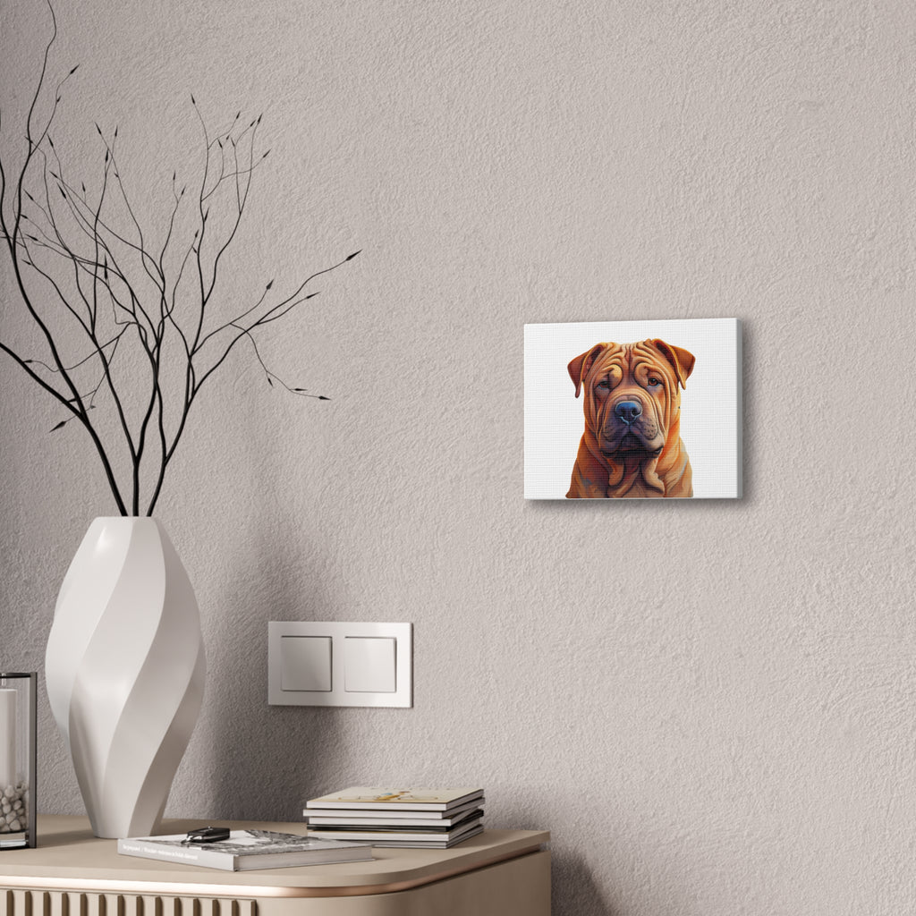 Shar Pei Stretched, 0.75"