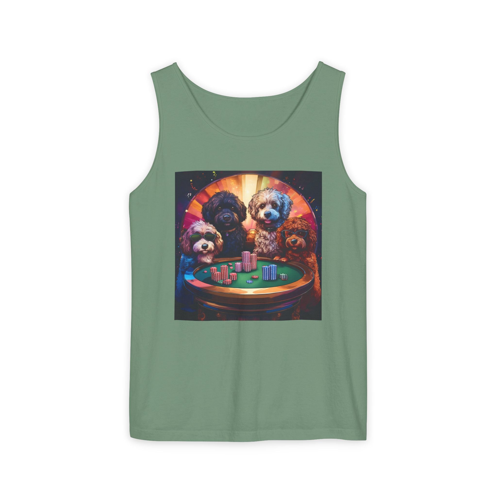 Doodle Poker Game Tank Top