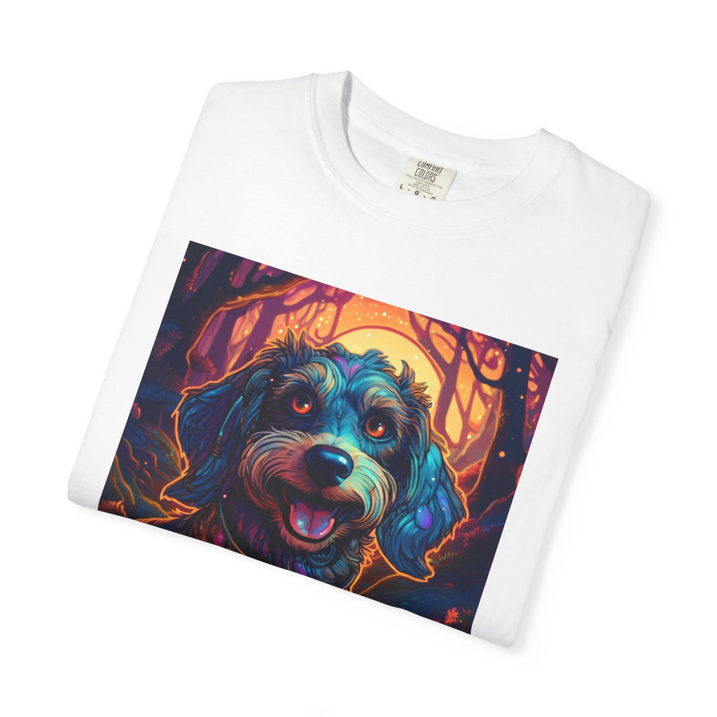 Steampunk Dachshund Unisex Garment-Dyed T-shirt