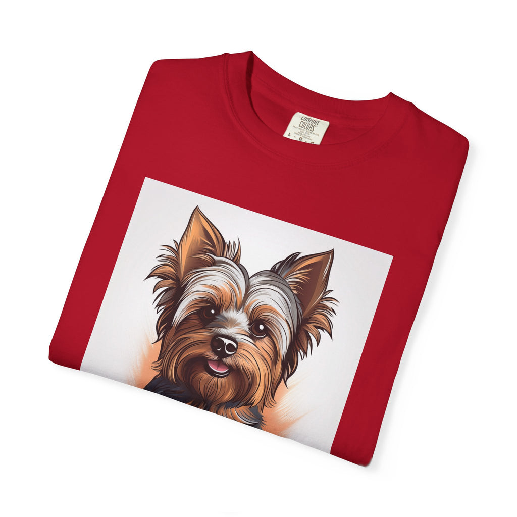Yorkie Unisex Garment-Dyed T-shirt