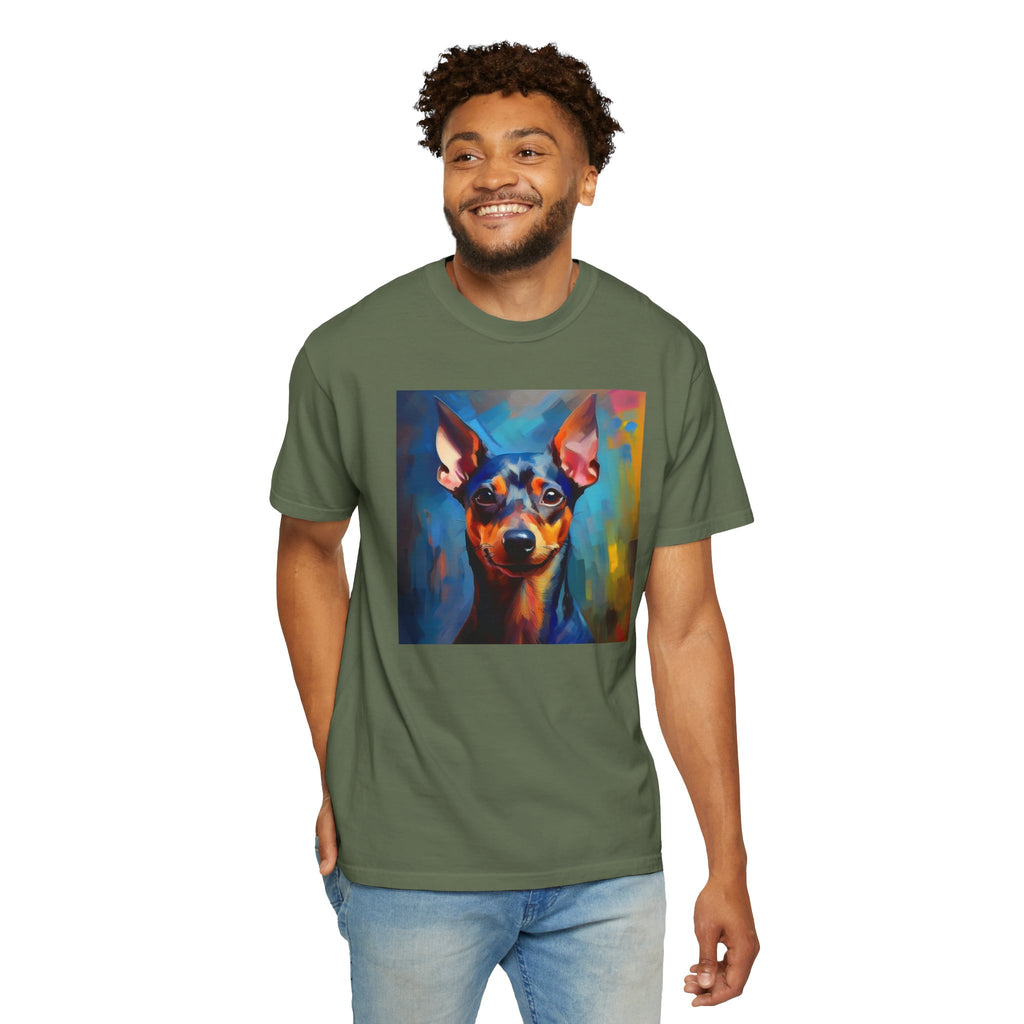 Miniature Pinscher Unisex Garment-Dyed T-shirt