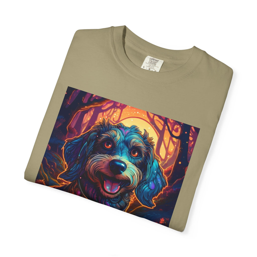 Steampunk Dachshund Unisex Garment-Dyed T-shirt