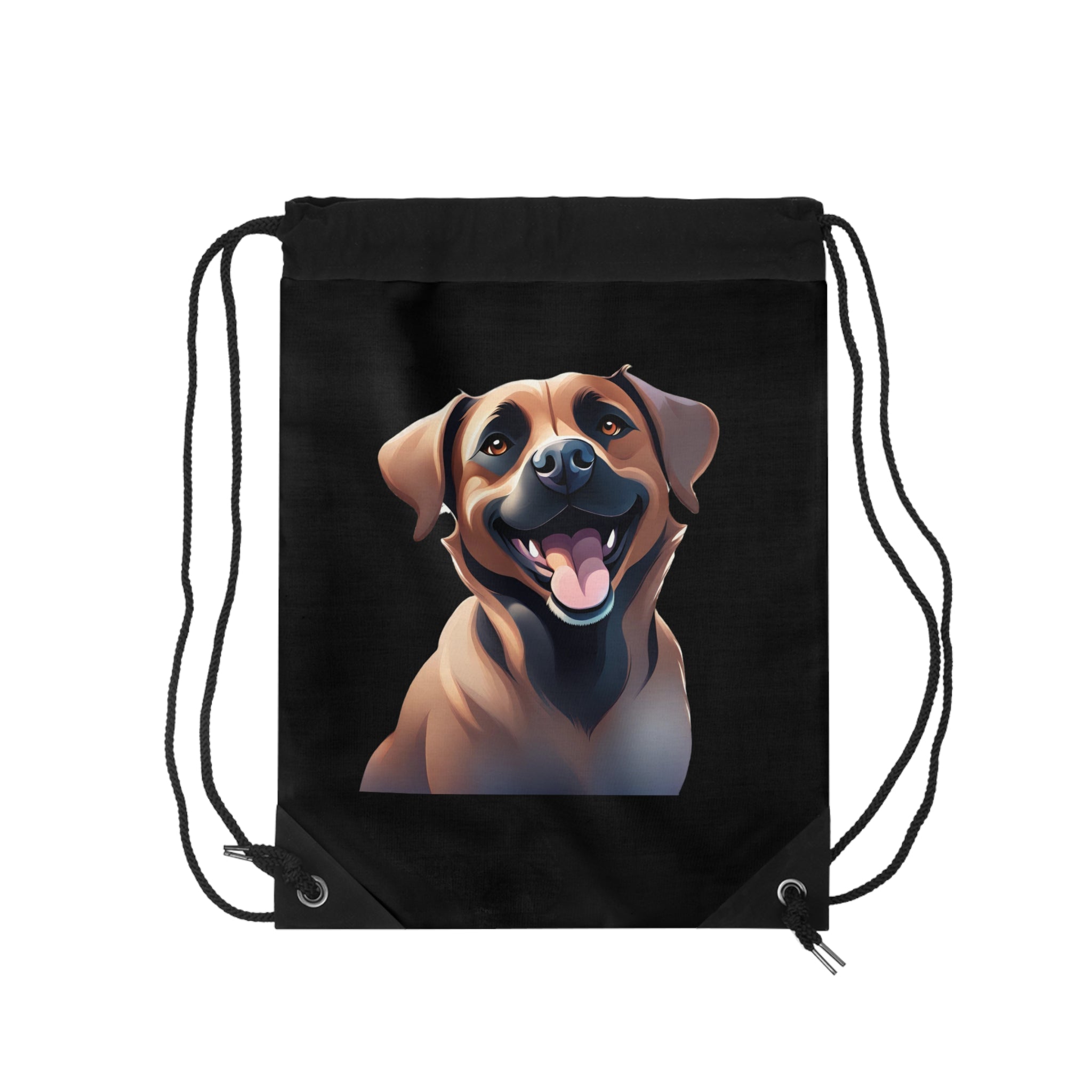 Black Mouth Cur Drawstring Bag