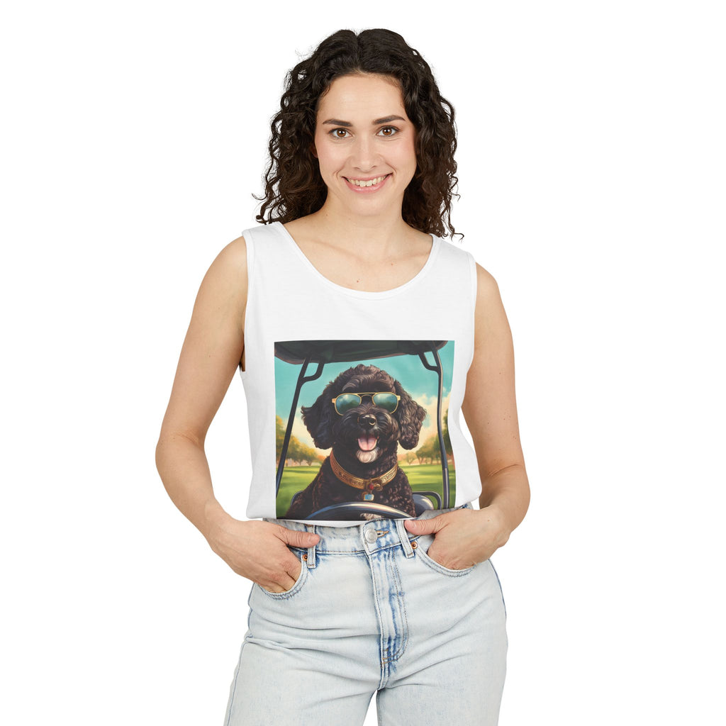 Doodle Golf Cart Tank Top