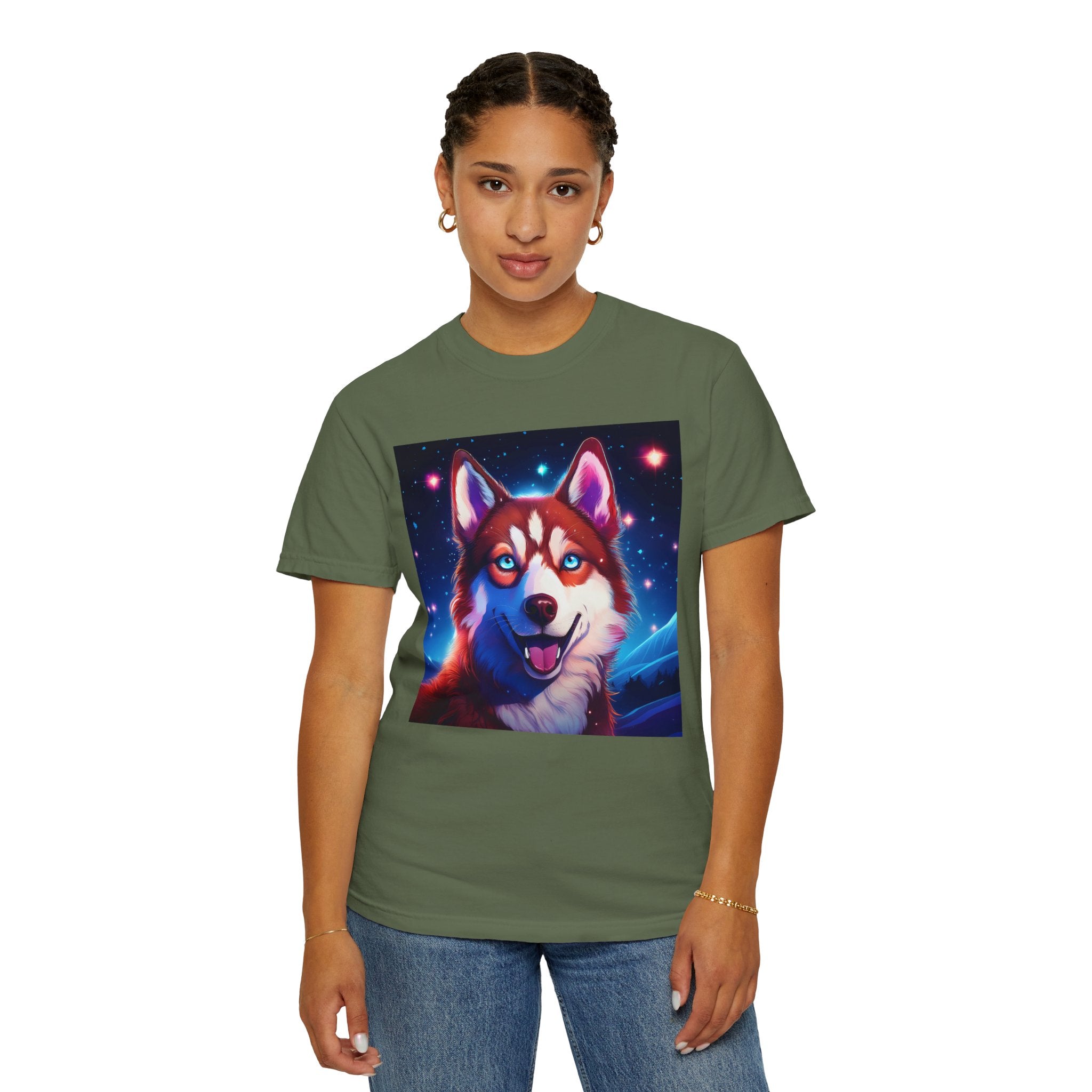Eskimo Husky Unisex Garment-Dyed T-shirt