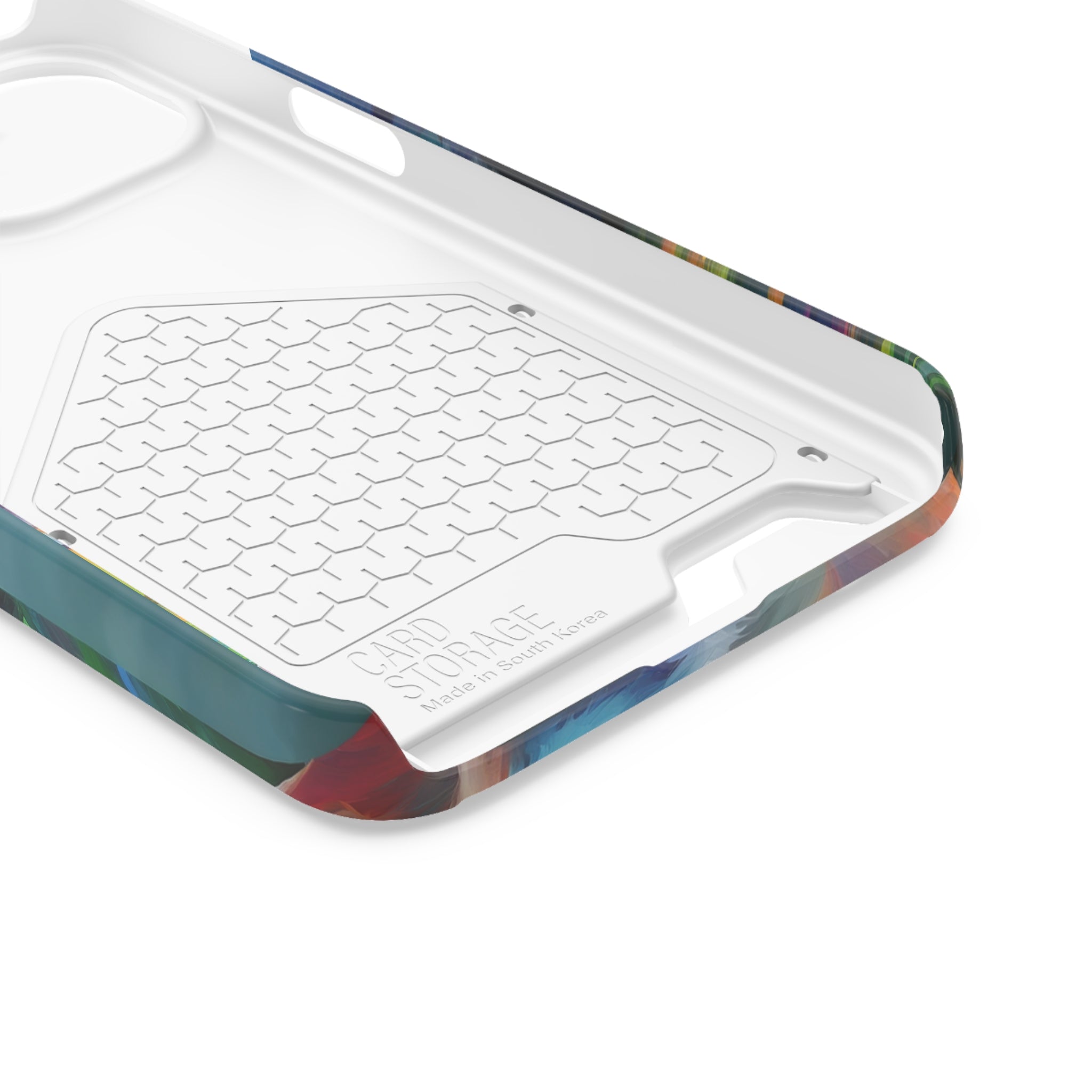 Boxer Rainbow Sky Phone Case with Card Holder