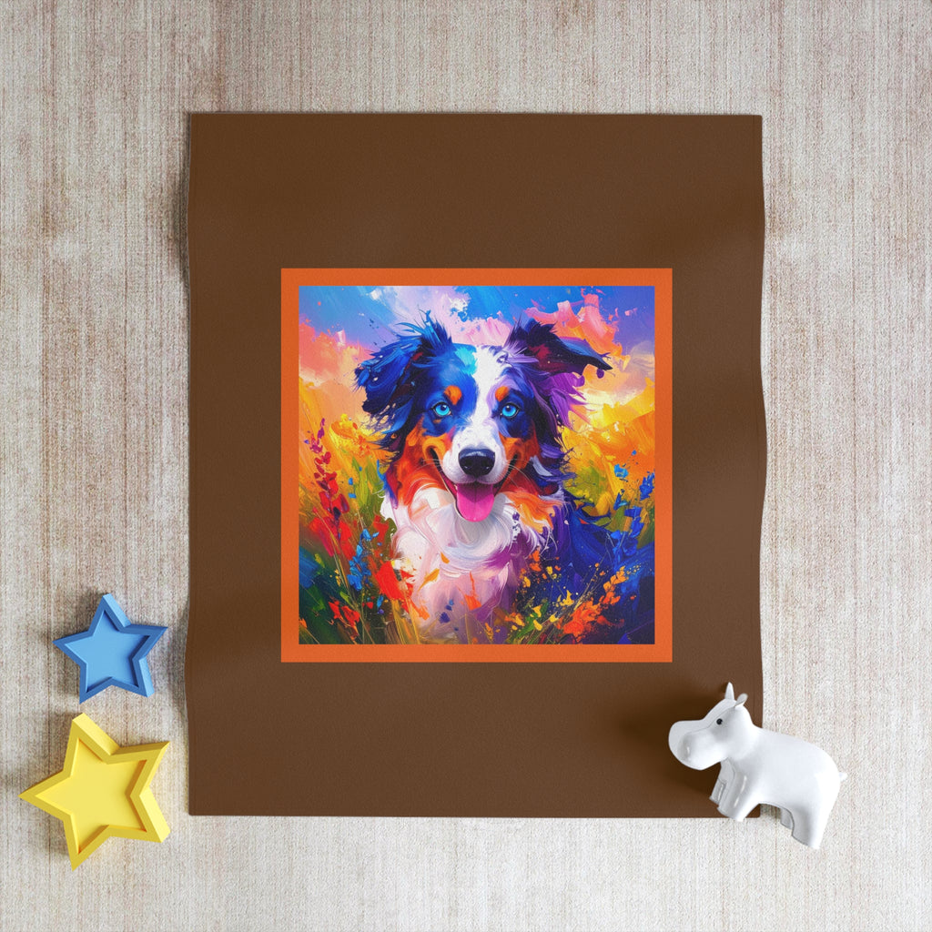Aussie Shepherd Throw Blanket
