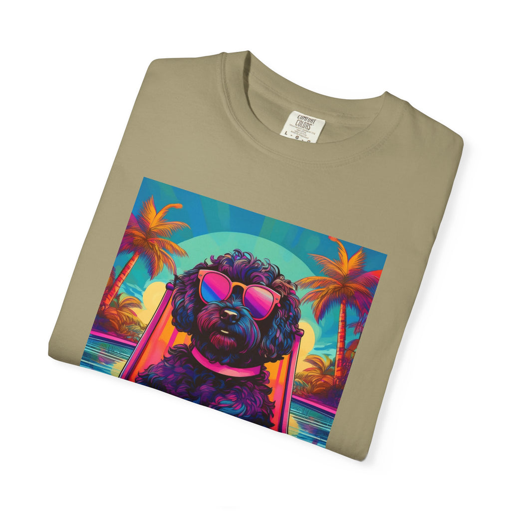 Doodle Poolside Unisex Garment-Dyed T-shirt