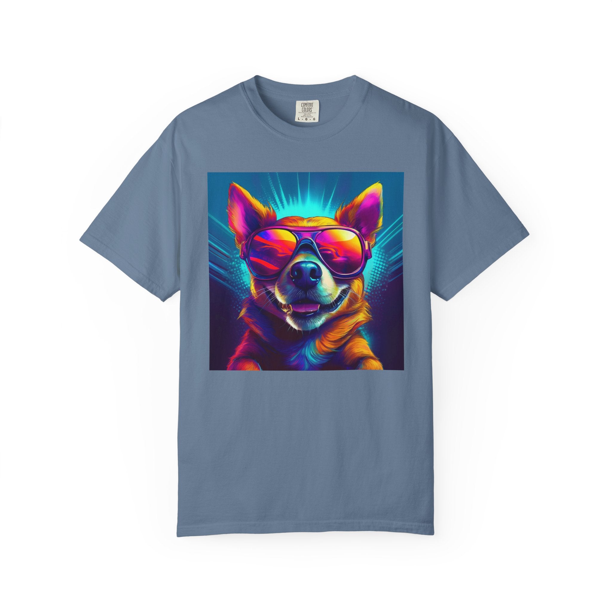 Chihuahua Cool Sunglasses Unisex Garment-Dyed T-shirt