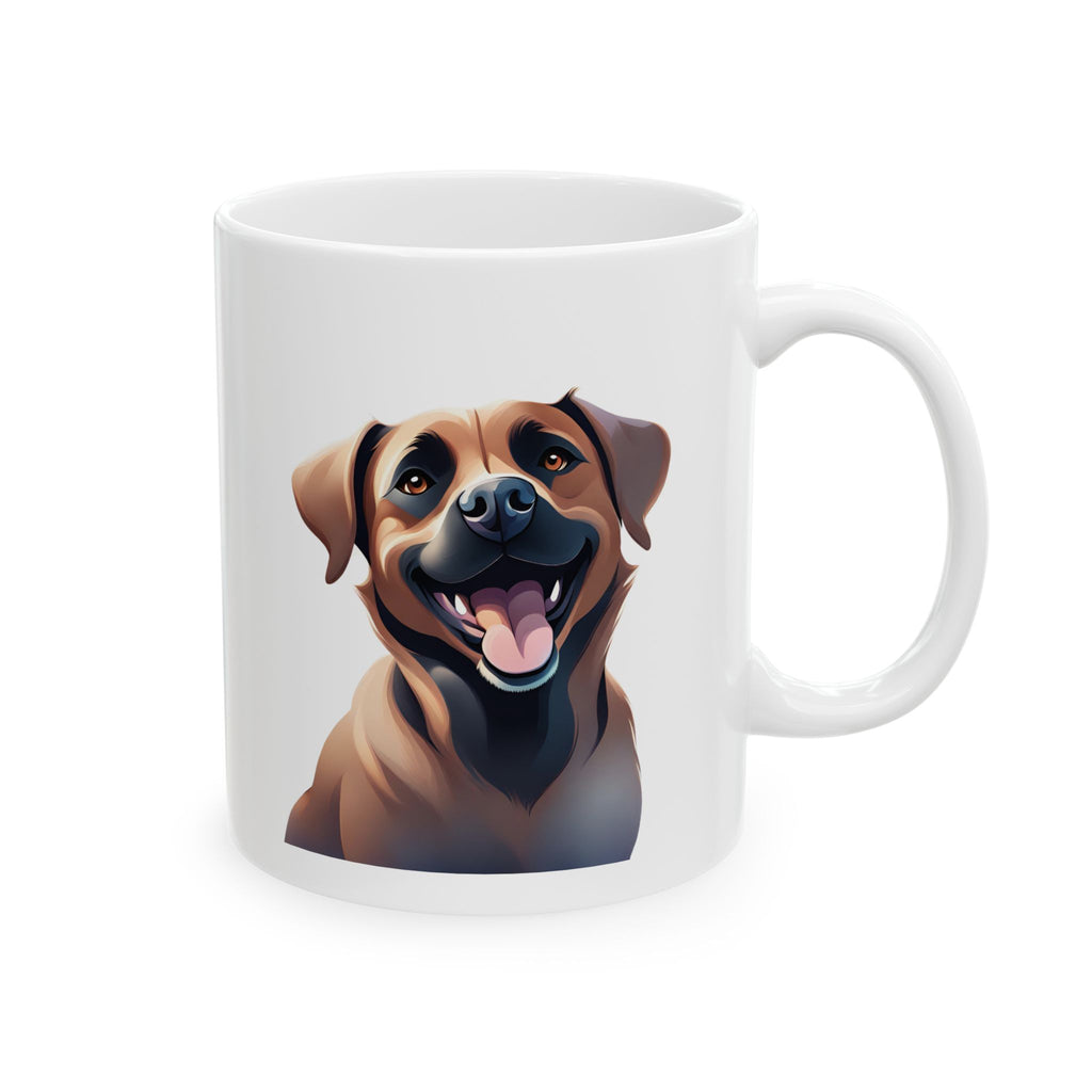 Black Mouth Cur Ceramic Mug, (11oz, 15oz)