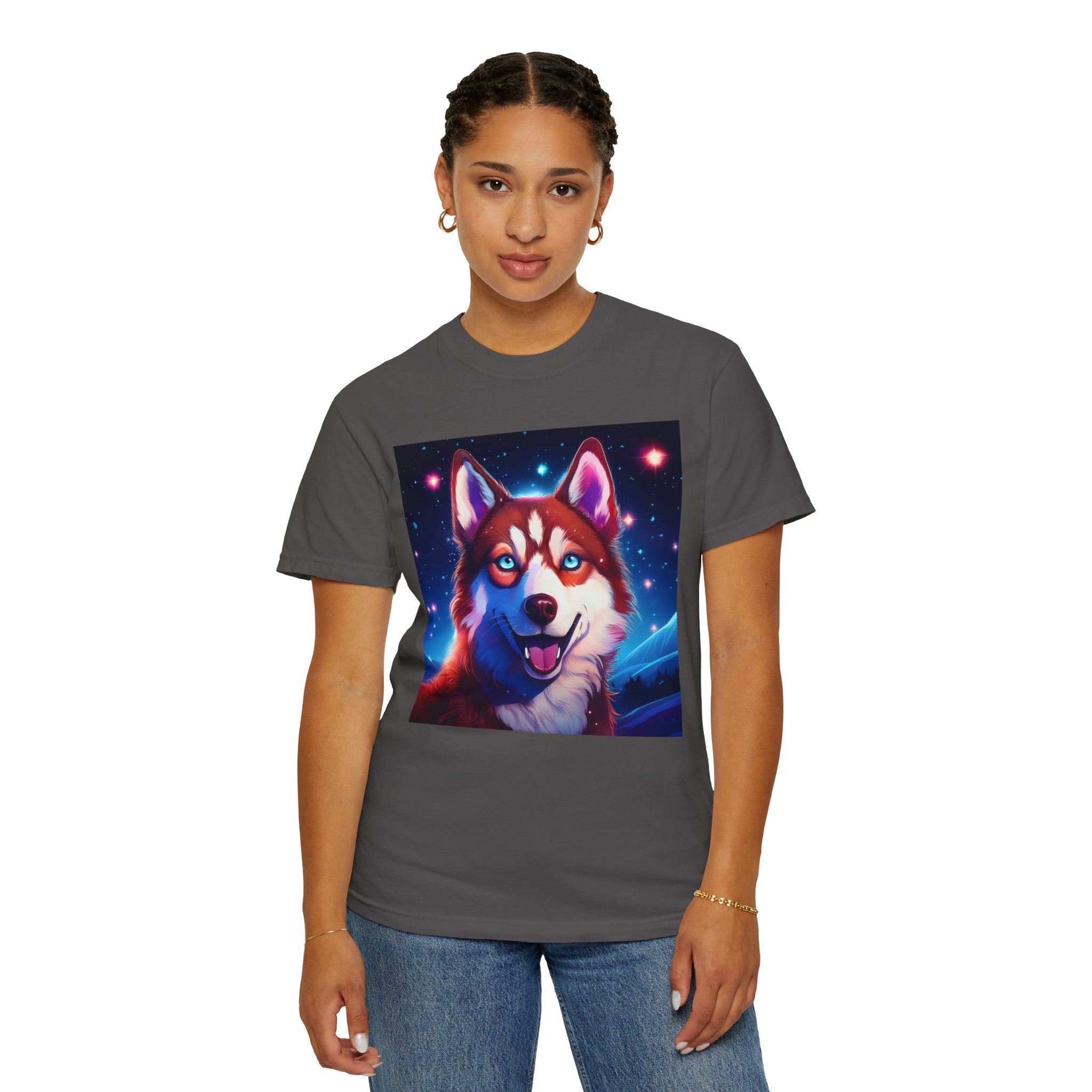 Eskimo Husky Unisex Garment-Dyed T-shirt