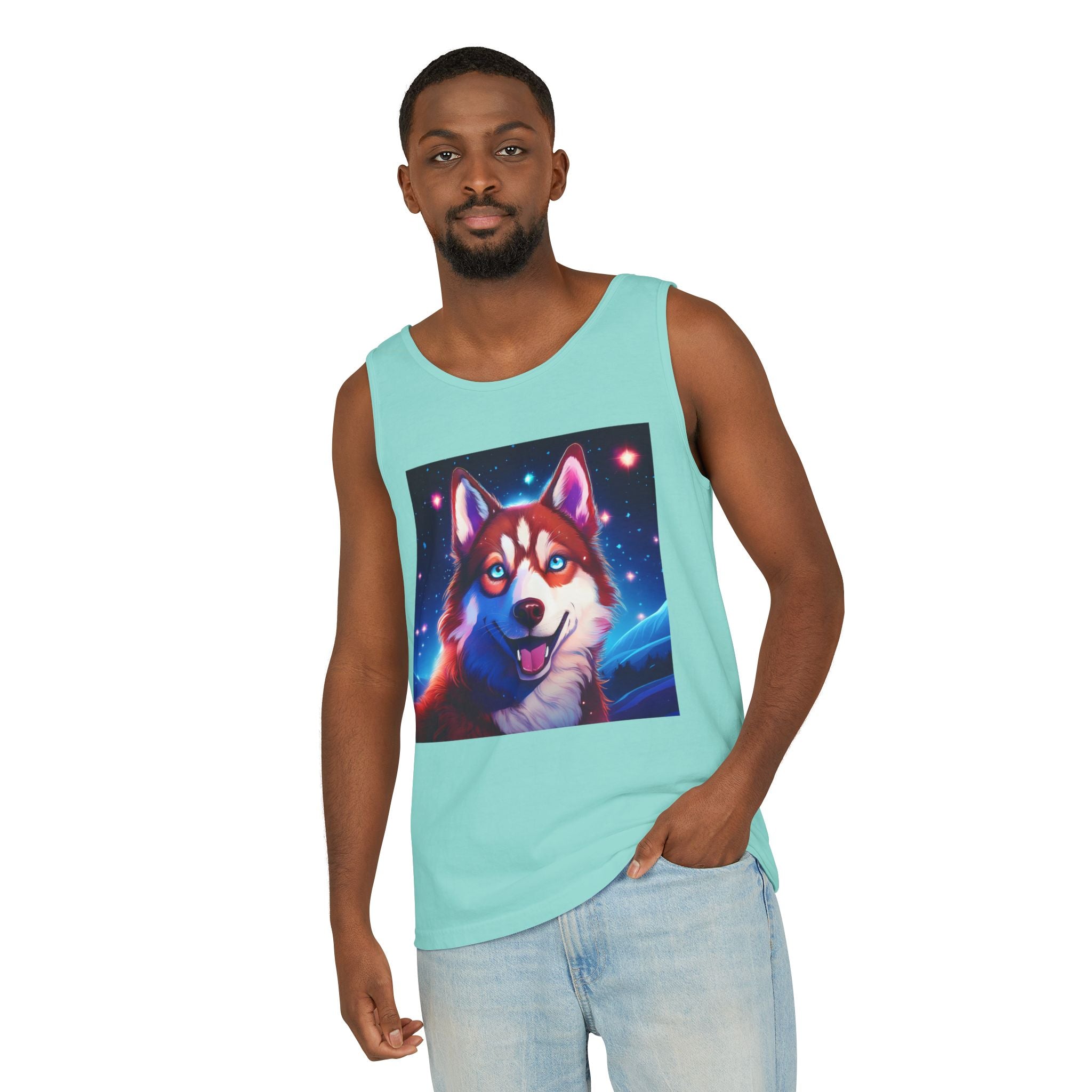 Eskimo Husky Unisex Tank Top