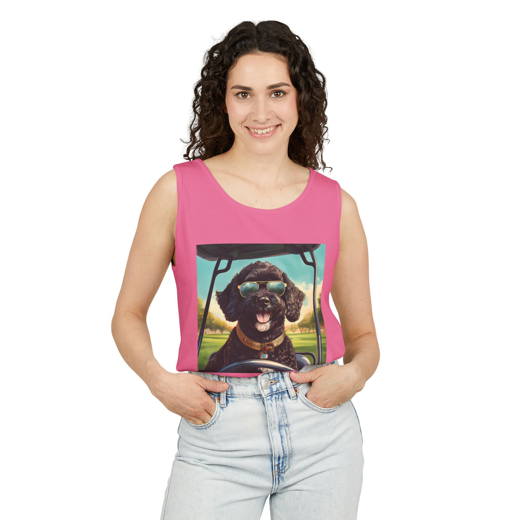 Doodle Golf Cart Tank Top