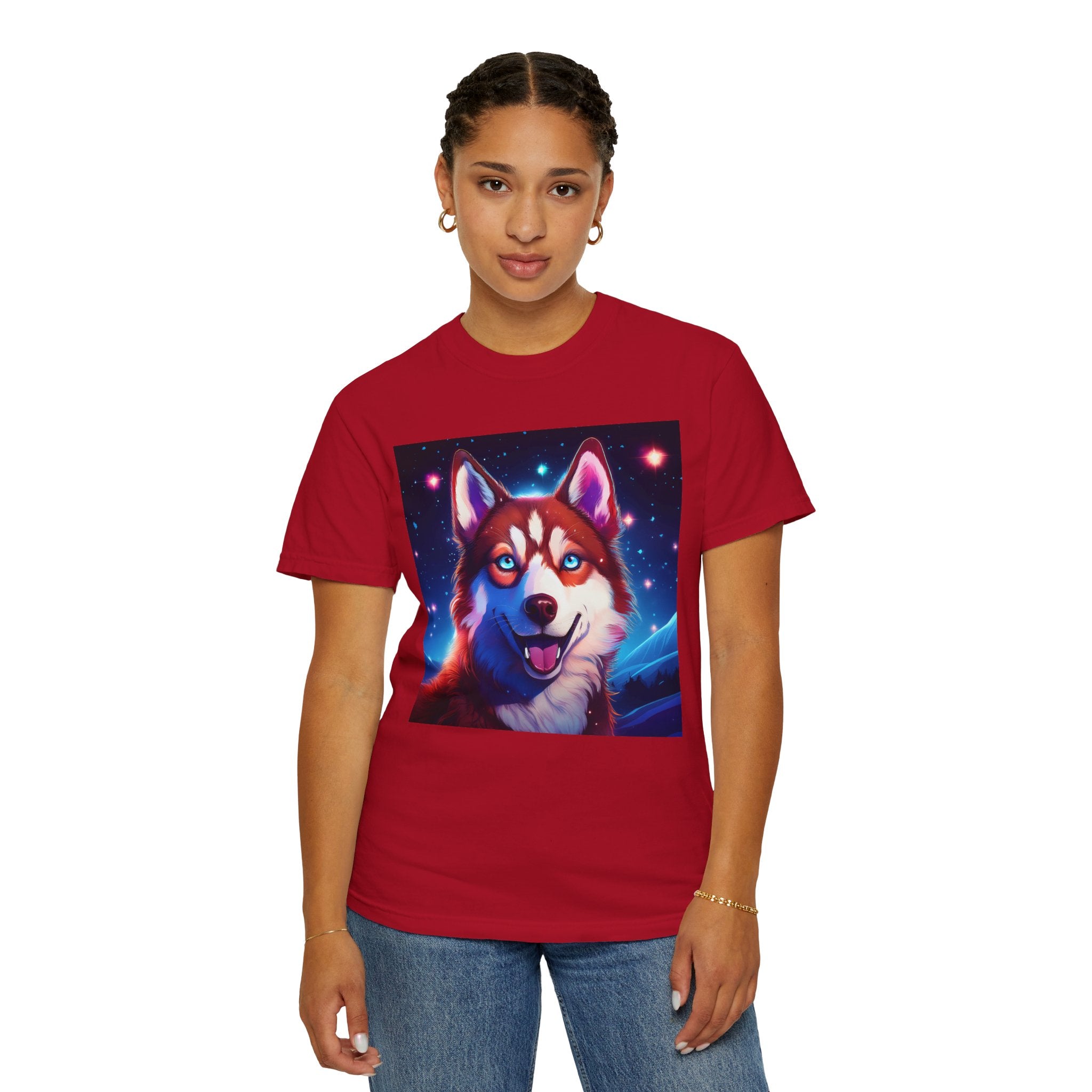 Eskimo Husky Unisex Garment-Dyed T-shirt