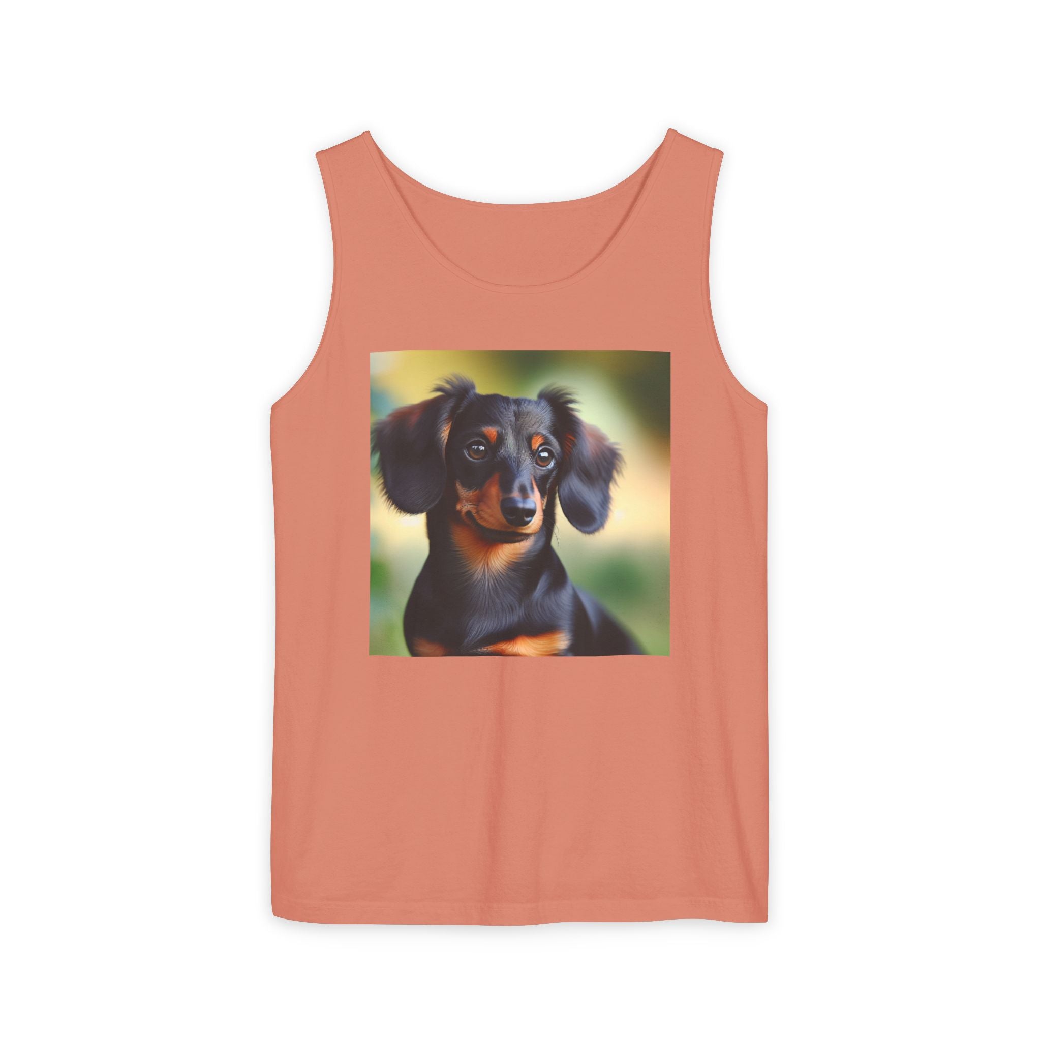 Black/Brown Dachshund Unisex Tank Top