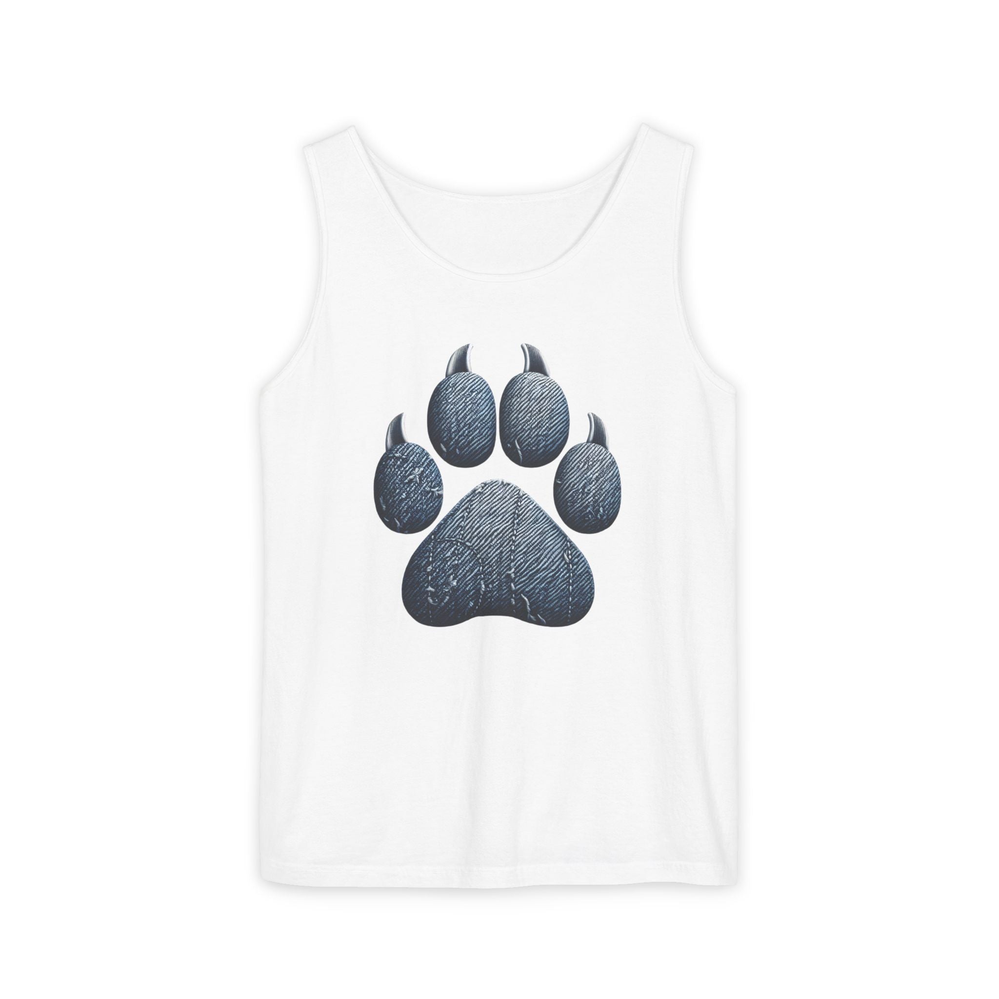 Denim Paw Unisex Tank Top