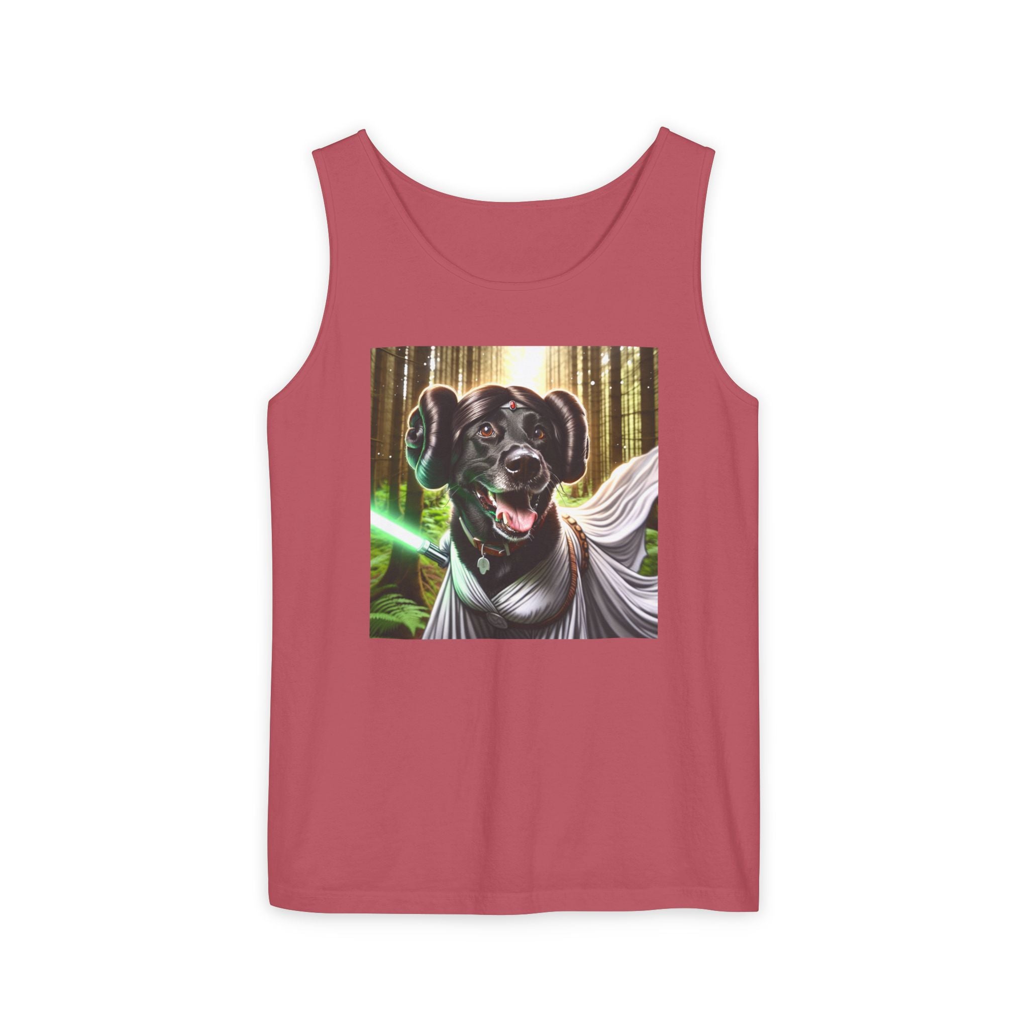 Black Lab Galaxy Princess Unisex Tank Top